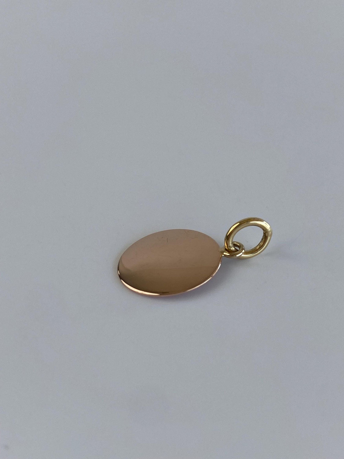 Vintage Solid 18k Rose Gold Cufflink Conversion Charm