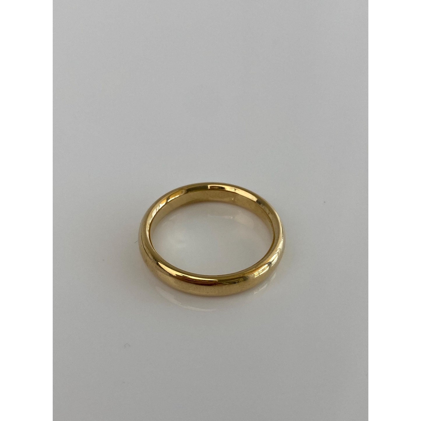 Vintage Solid 18k Yellow Gold Ring Band - Size 10.25