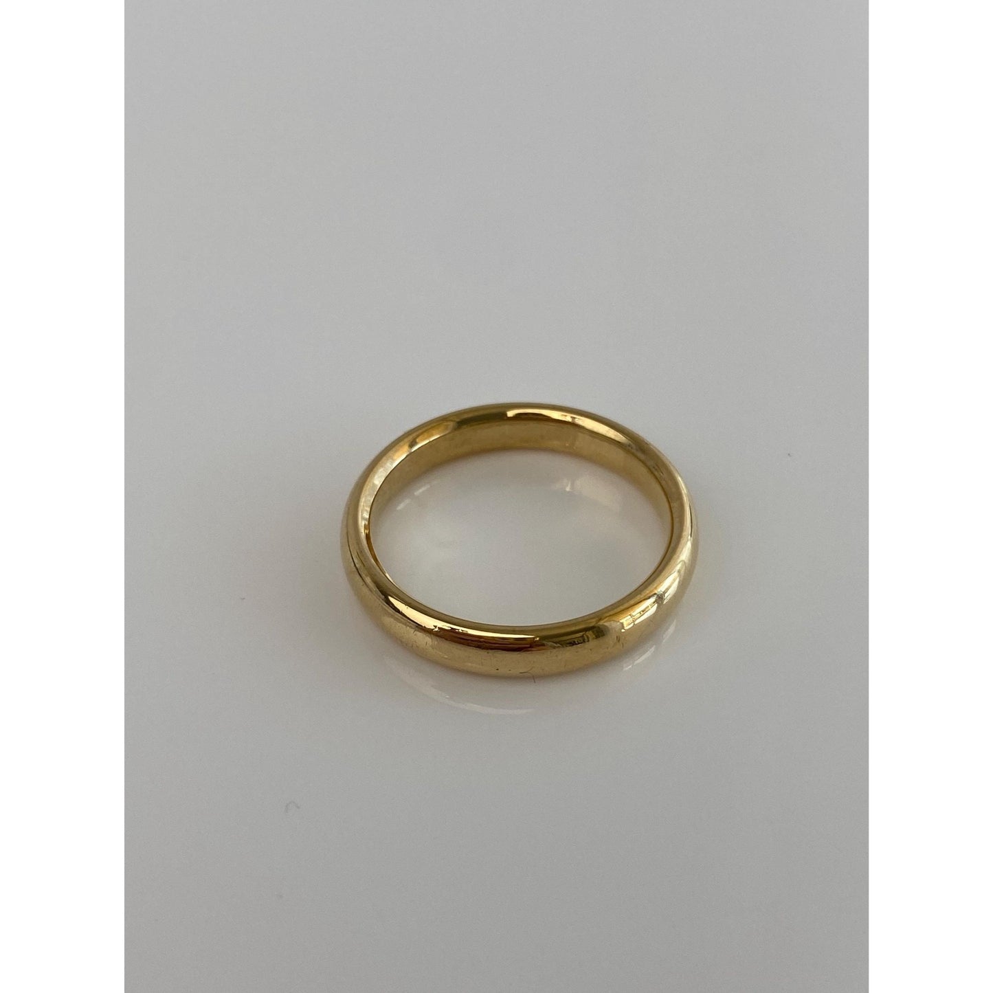 Vintage Solid 18k Yellow Gold Ring Band - Size 10.25
