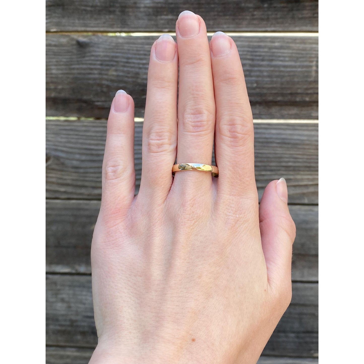 Vintage Solid 10k Yellow Gold Ring Band - Size 11.5