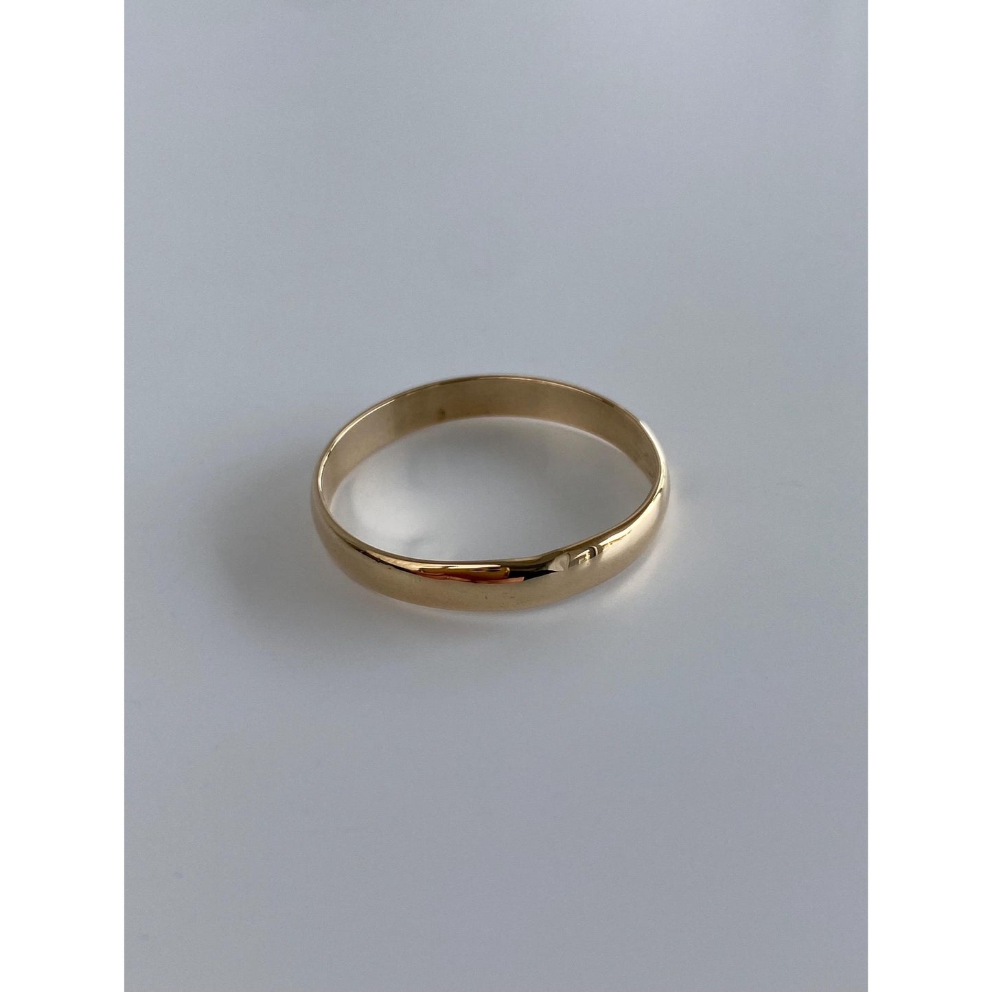 Vintage Solid 10k Yellow Gold Ring Band - Size 11.5