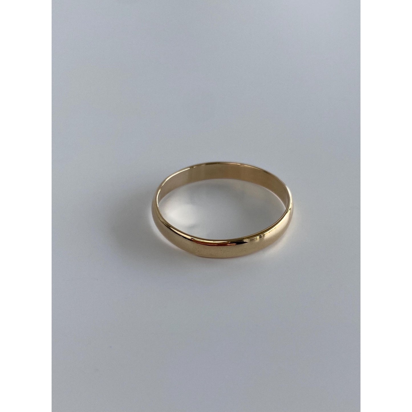 Vintage Solid 10k Yellow Gold Ring Band - Size 11.5