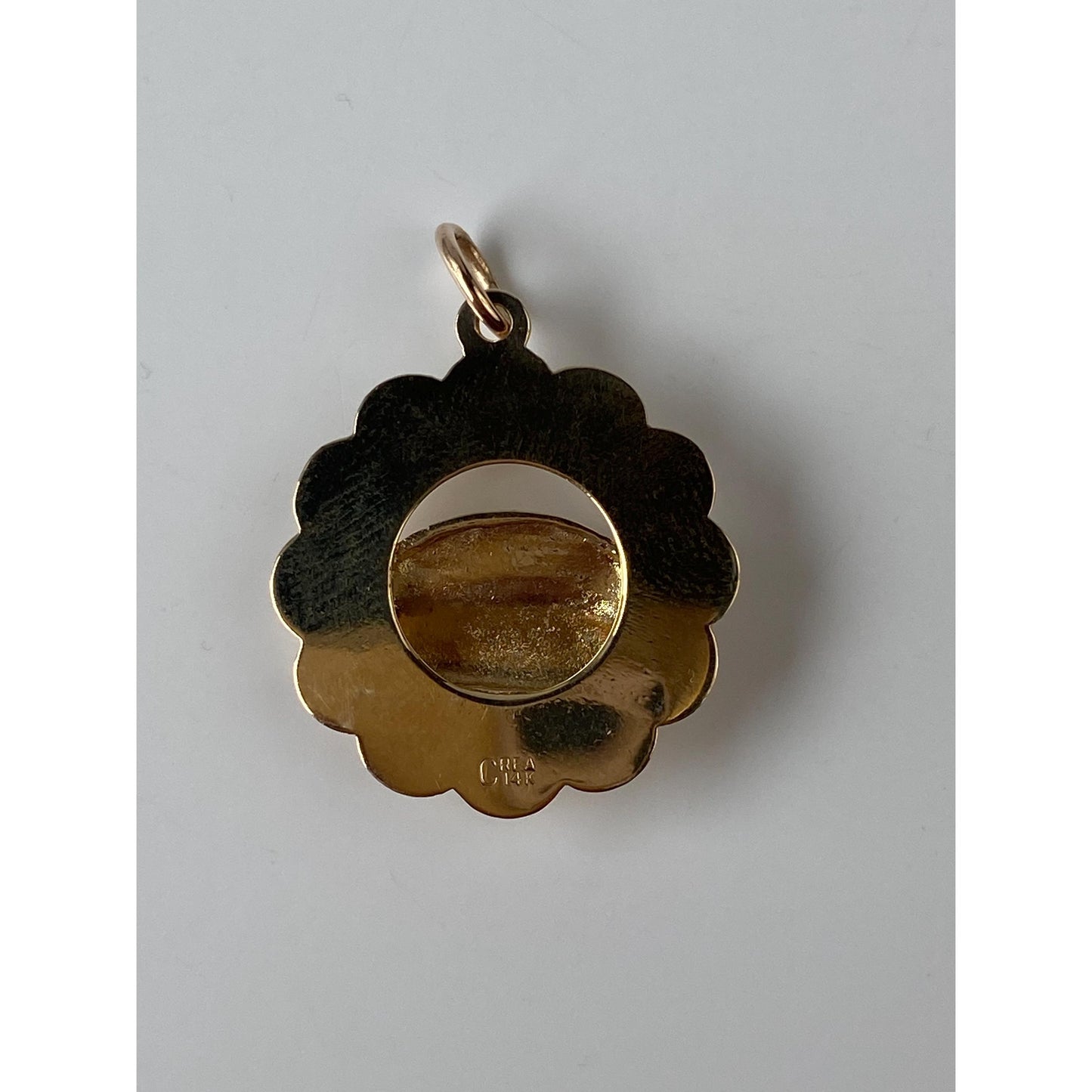 Vintage Solid 14k Yellow Gold Atlantic City Charm