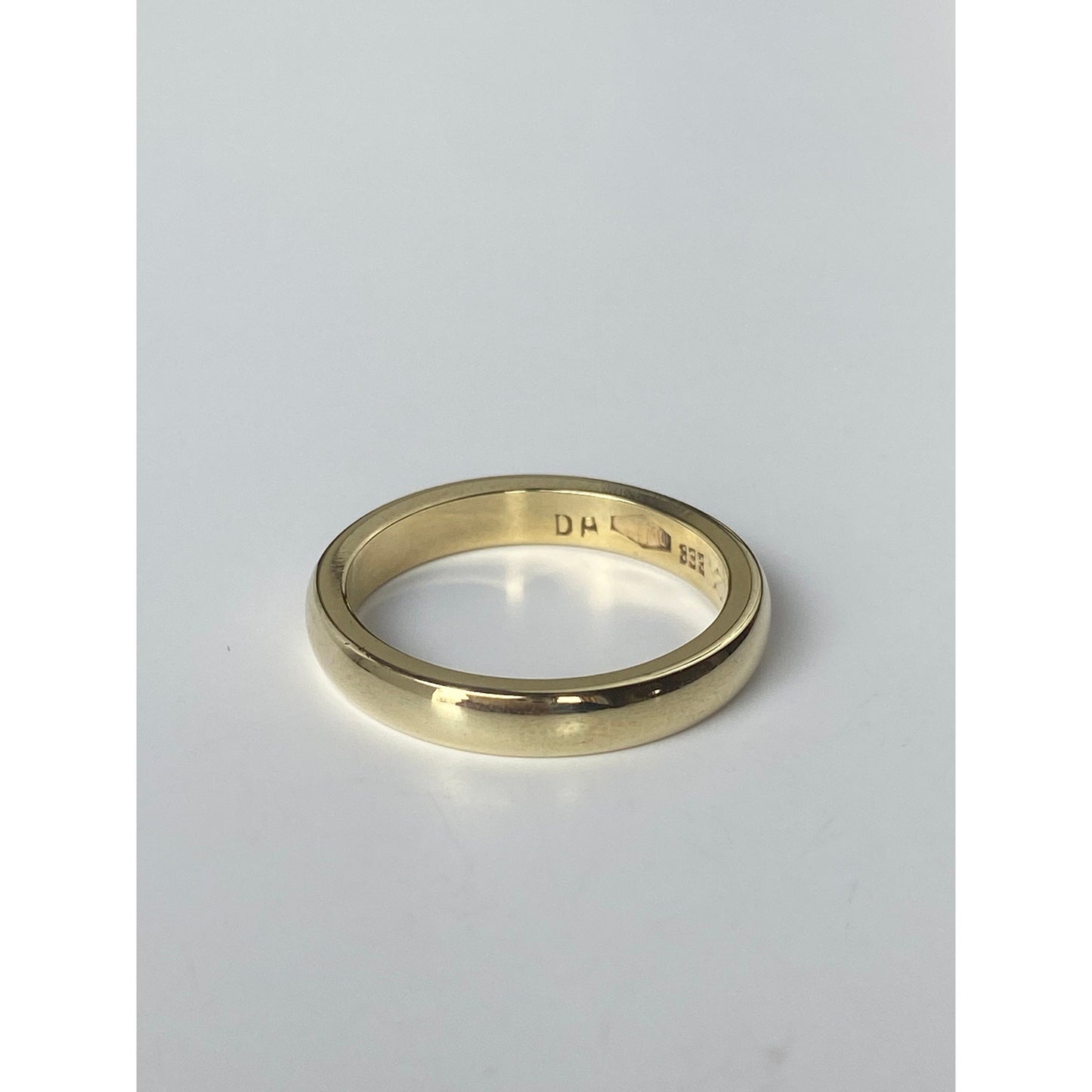 Vintage Solid 8k Yellow Gold Ring Band - Size 6.25