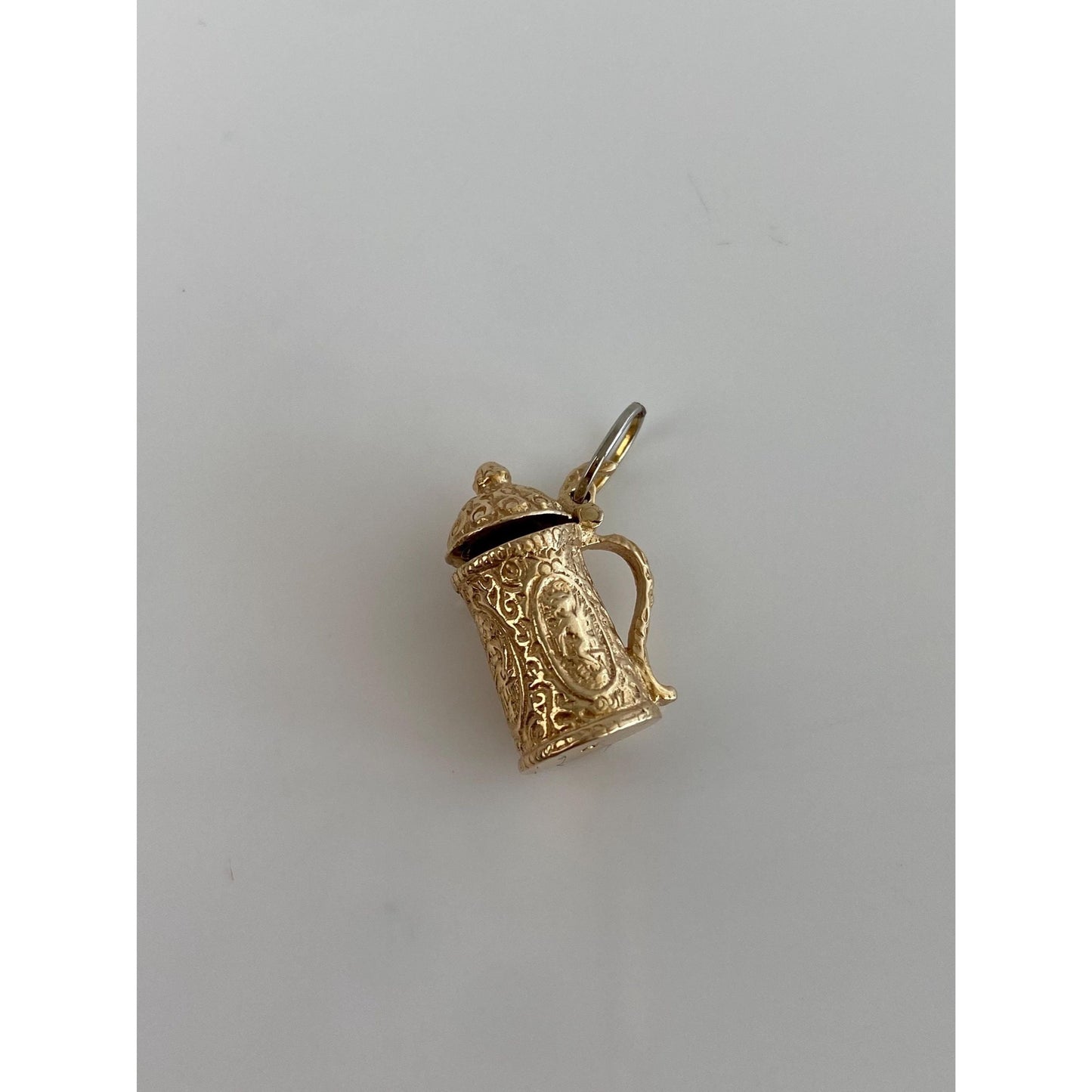Vintage Solid  14k Yellow Gold Beer Stein Charm
