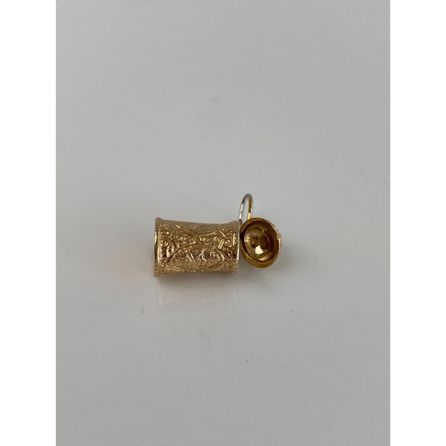 Vintage Solid  14k Yellow Gold Beer Stein Charm