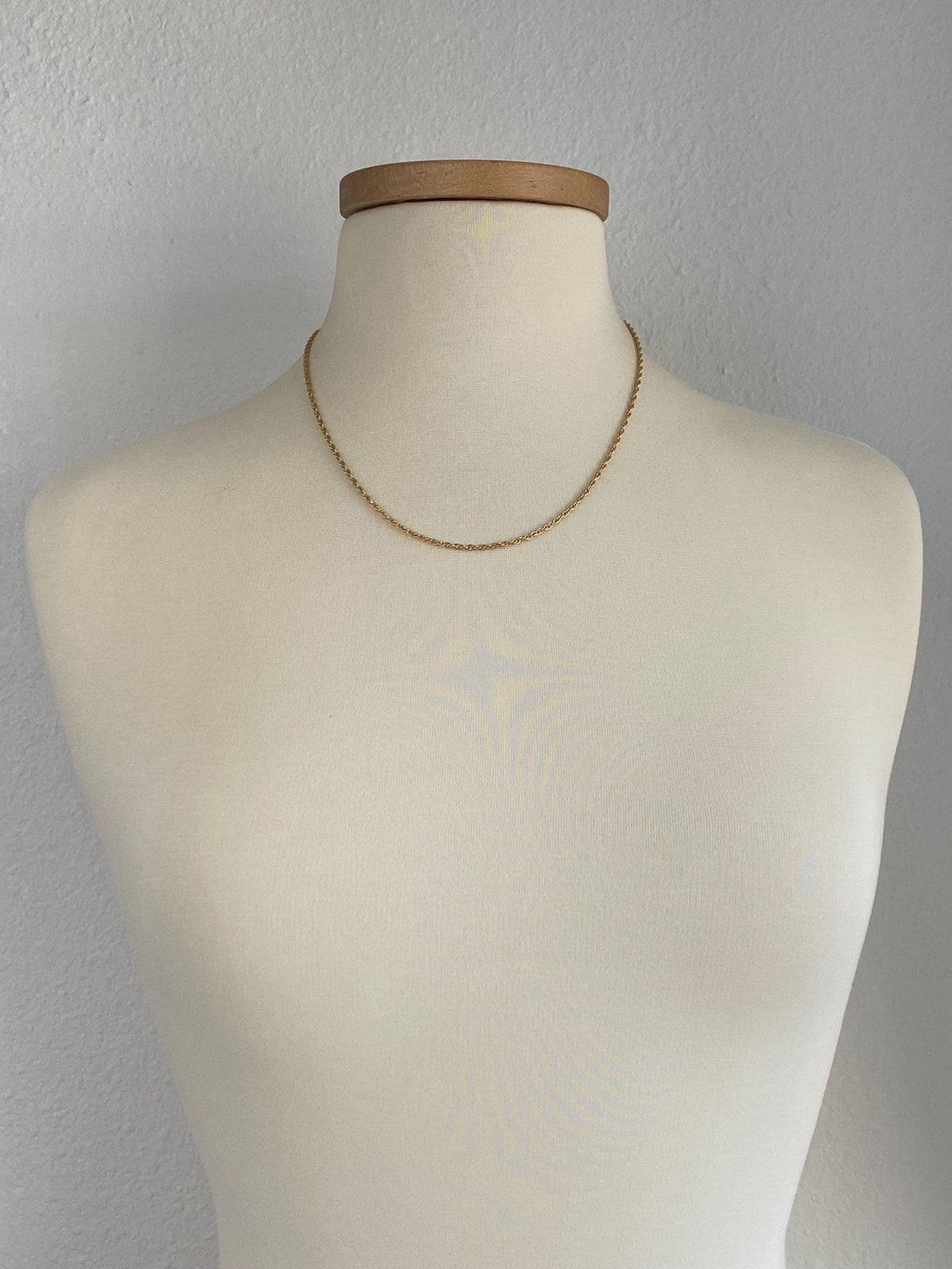 Vintage Solid 14k Yellow Gold Chain Necklace - 20 inches