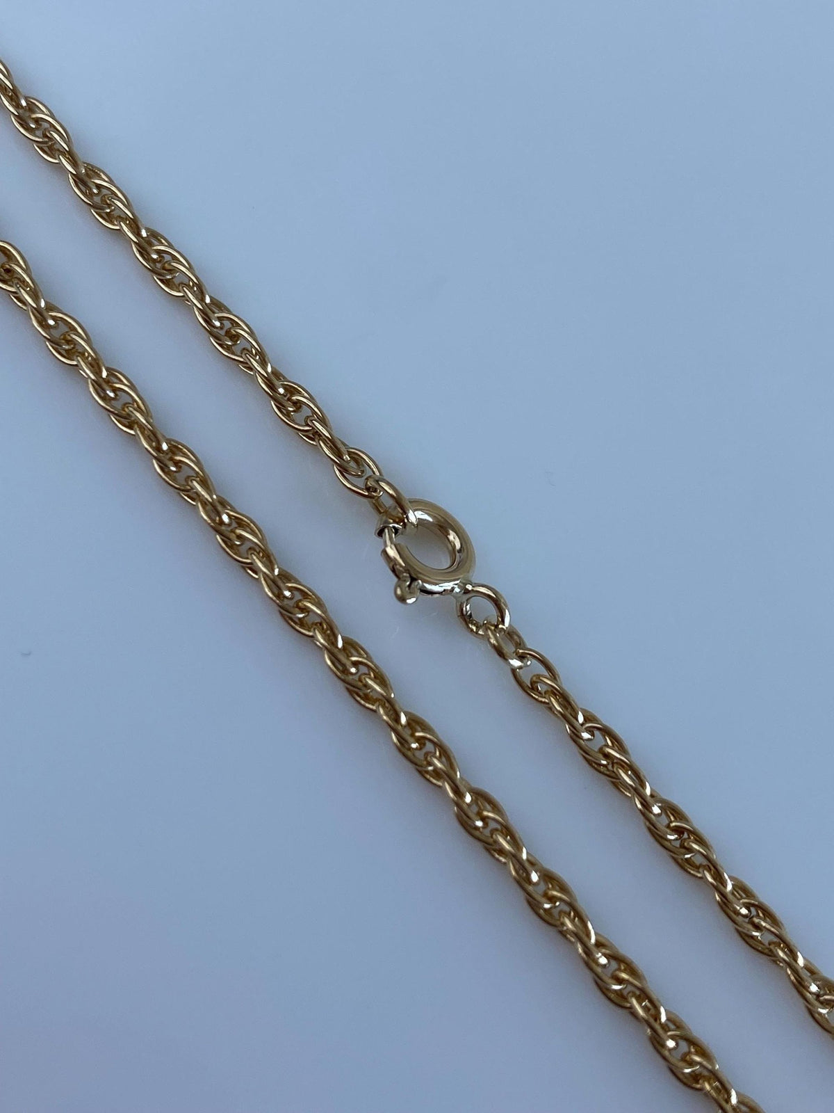 Vintage Solid 14k Yellow Gold Chain Necklace - 20 inches