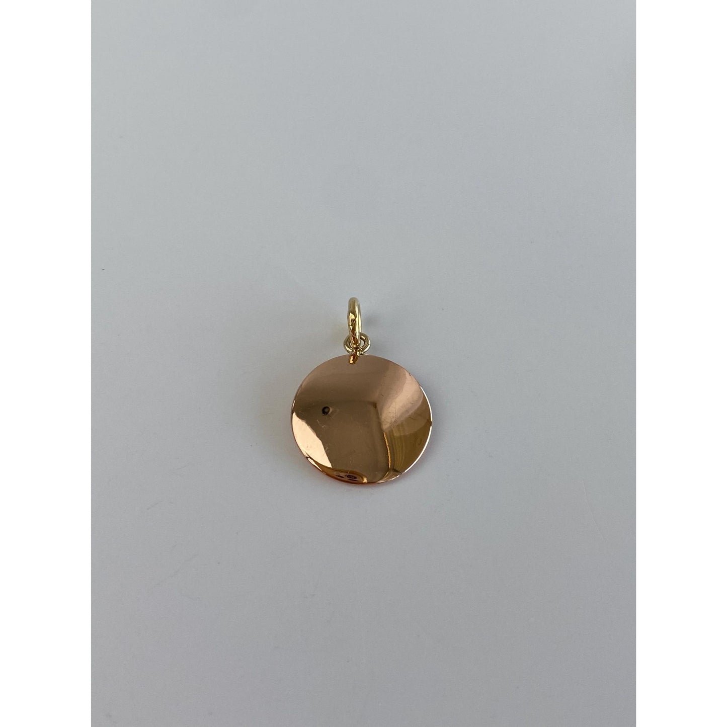 Vintage Solid 18k Rose Gold Cufflink Conversion Charm