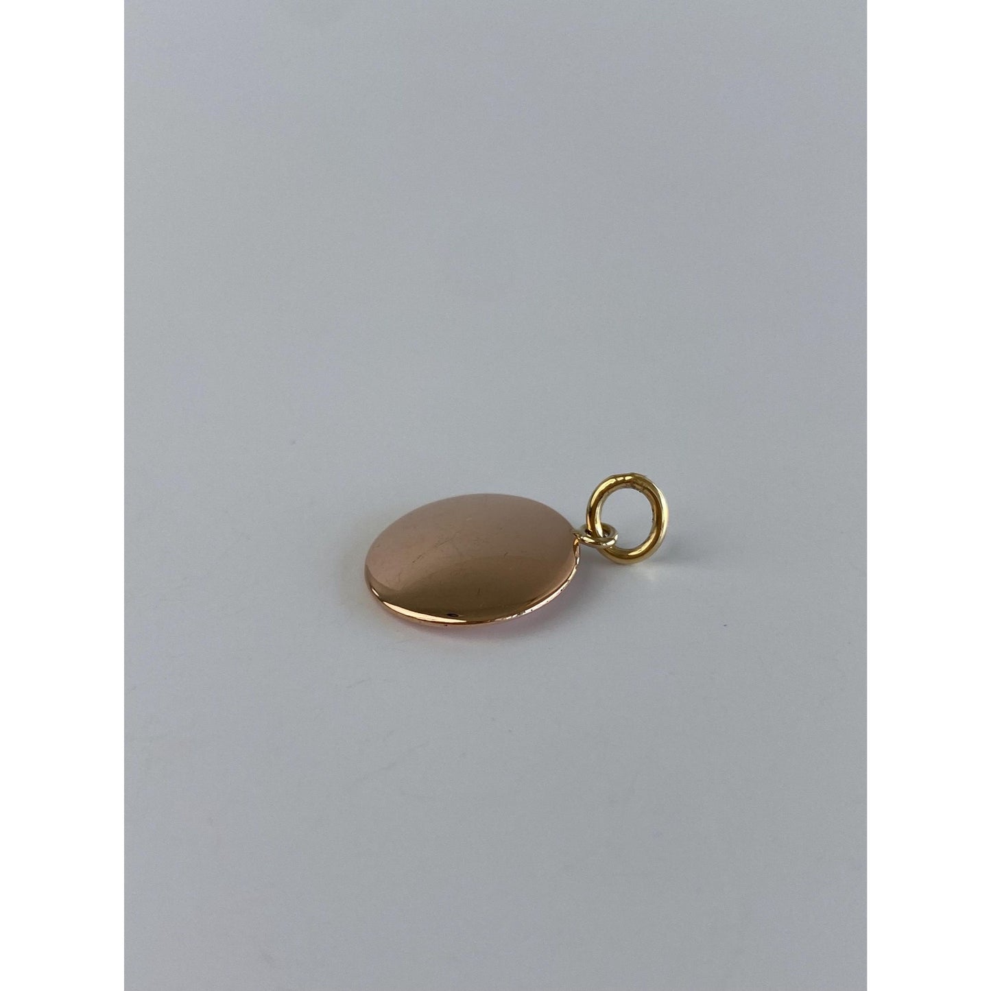 Vintage Solid 18k Rose Gold Cufflink Conversion Charm