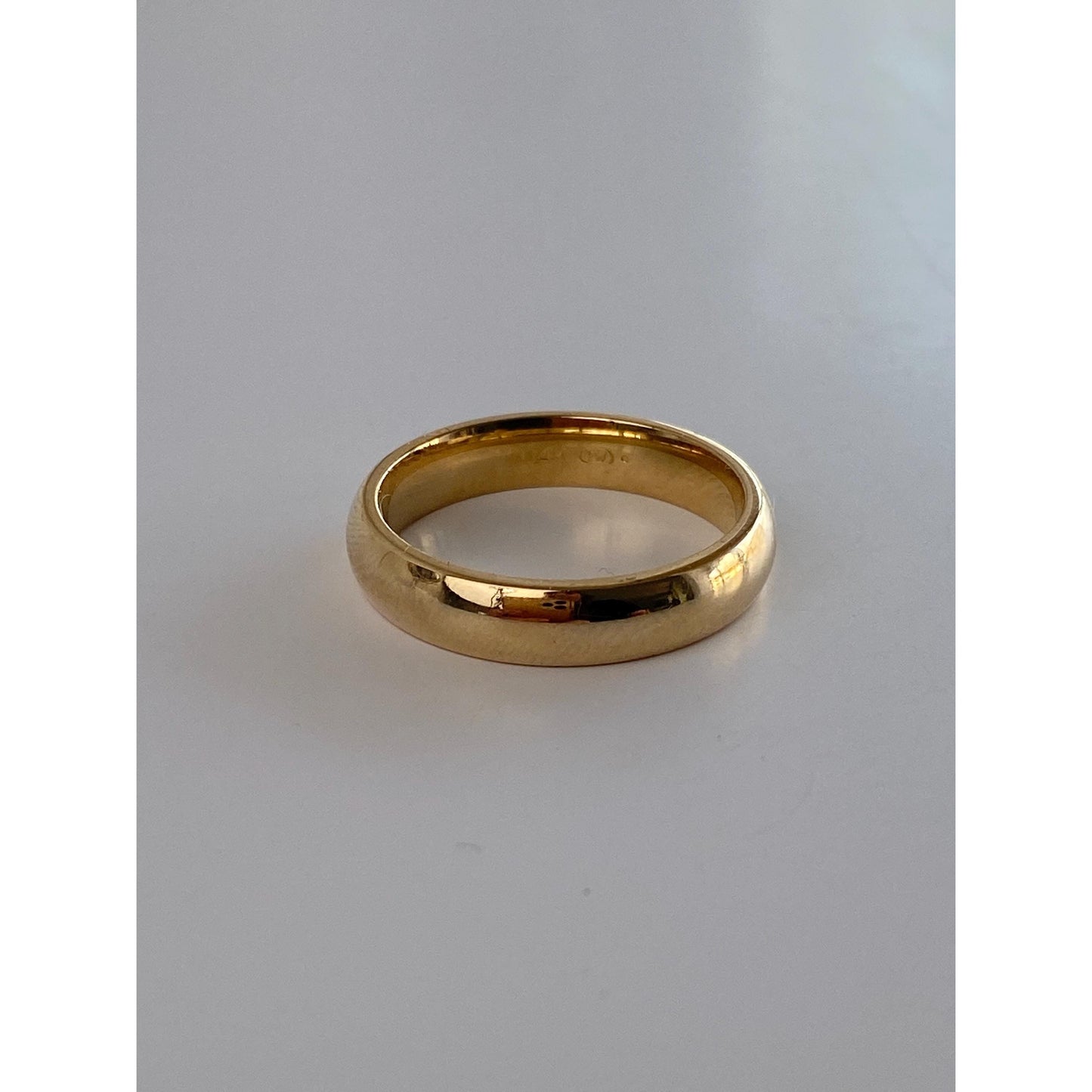 Vintage Solid 14k Yellow Gold Ring Band - Size 7