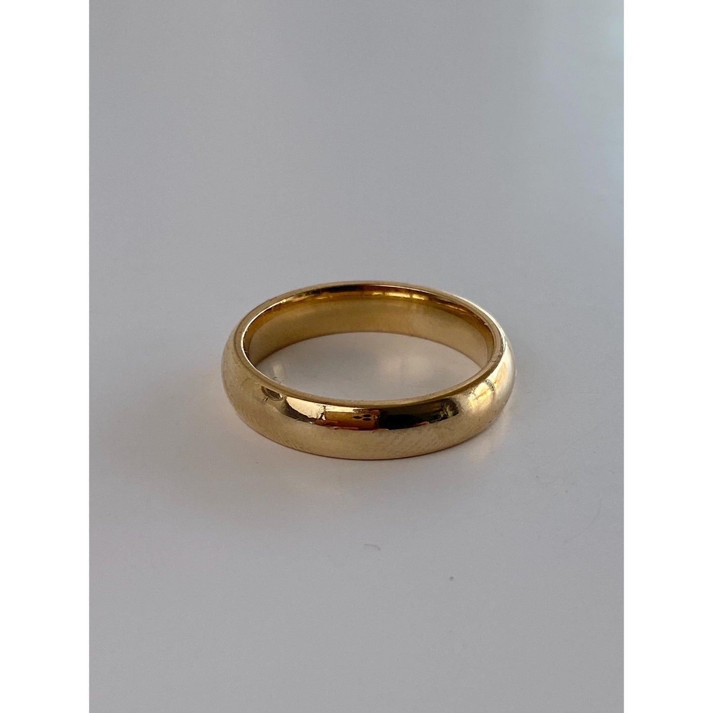 Vintage Solid 14k Yellow Gold Ring Band - Size 7