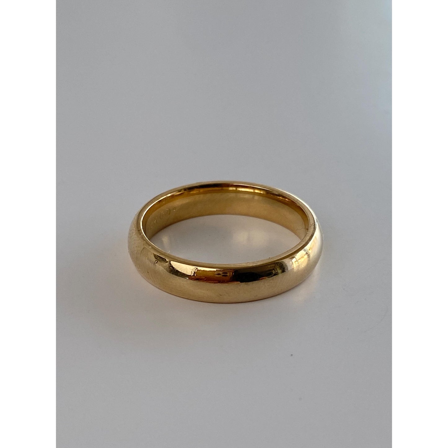 Vintage Solid 14k Yellow Gold Ring Band - Size 7