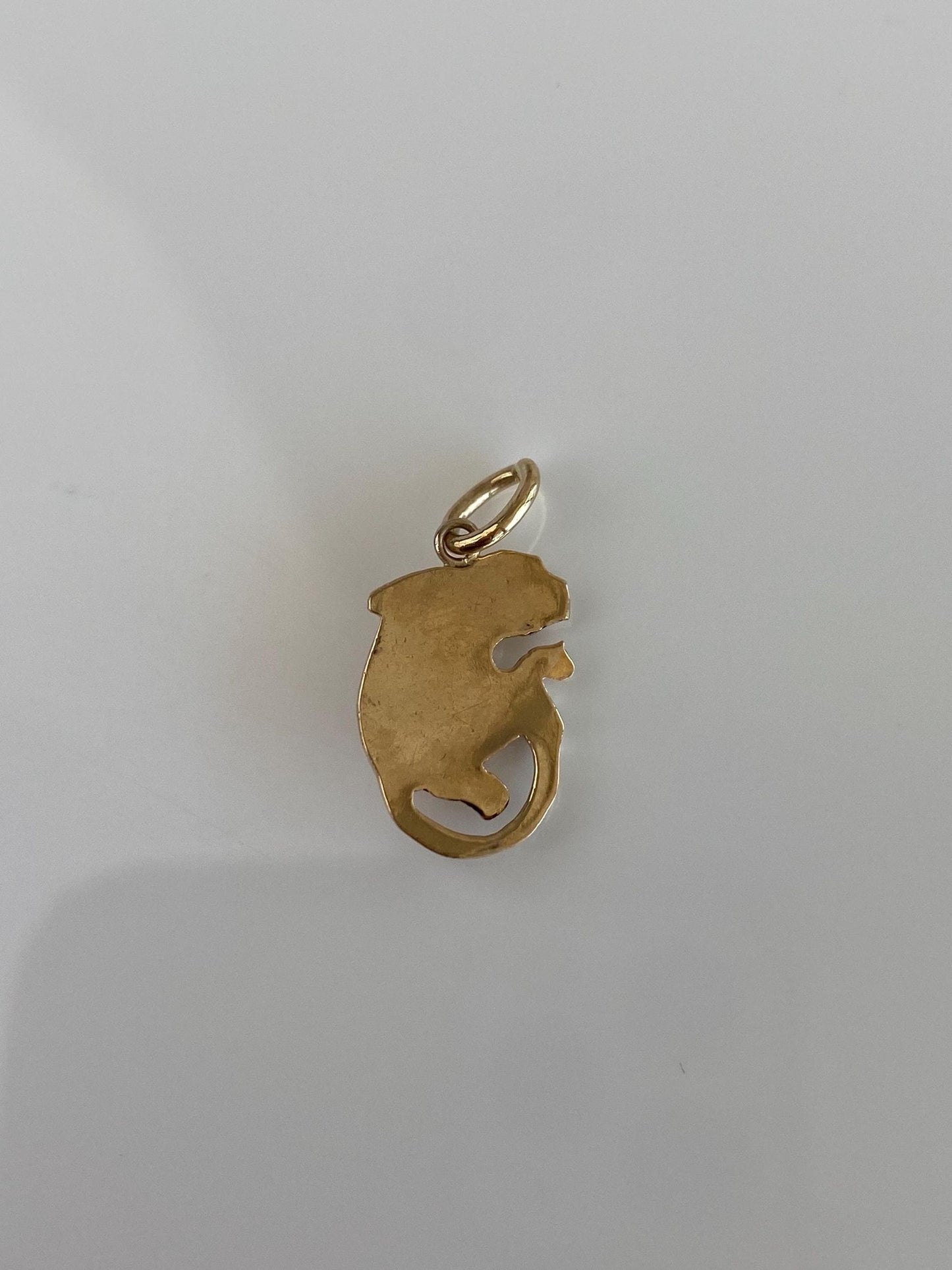 Vintage 10k Yellow Gold Monkey Charm
