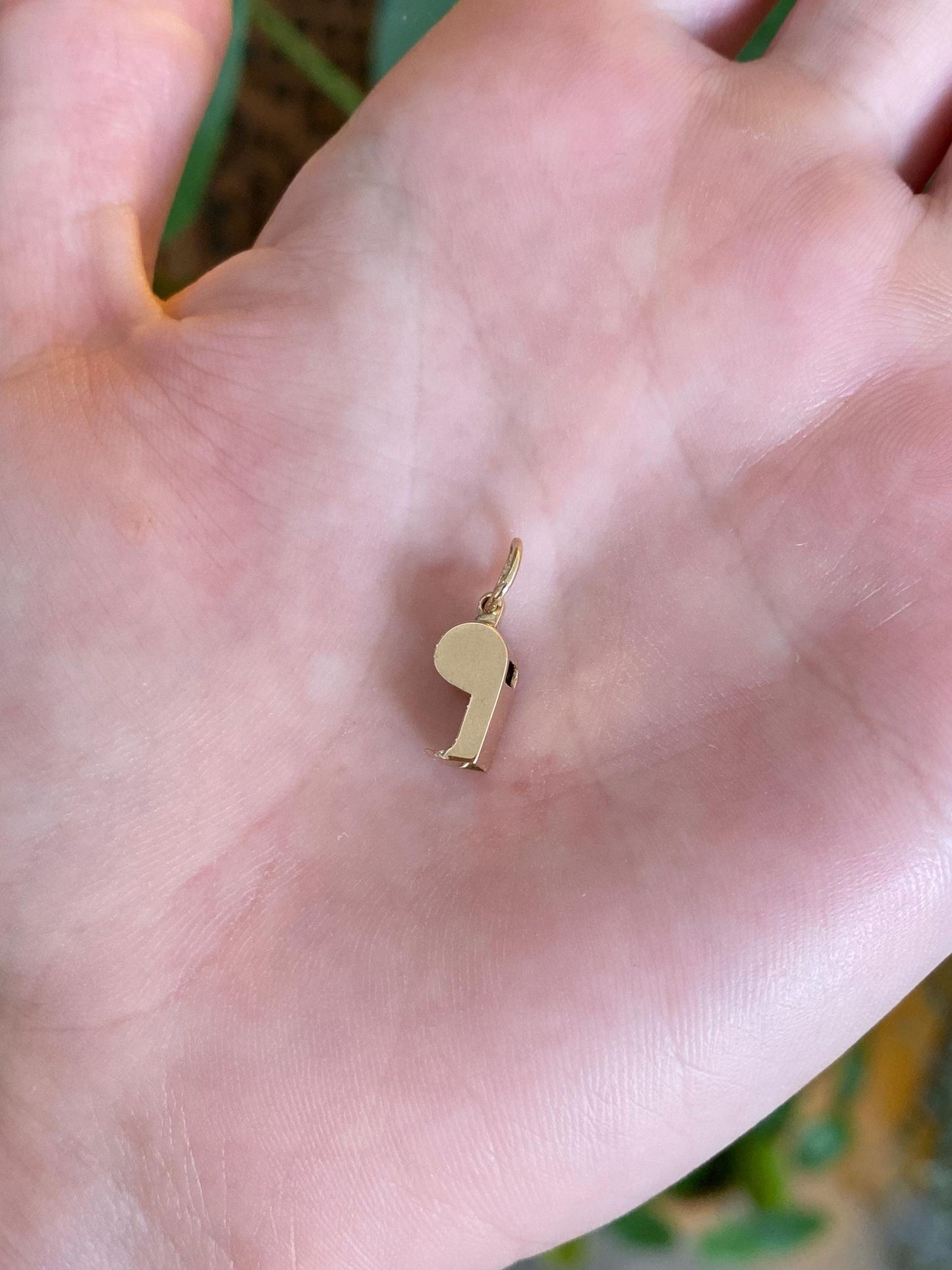 Vintage 14k Yellow Gold Working Whistle Charm