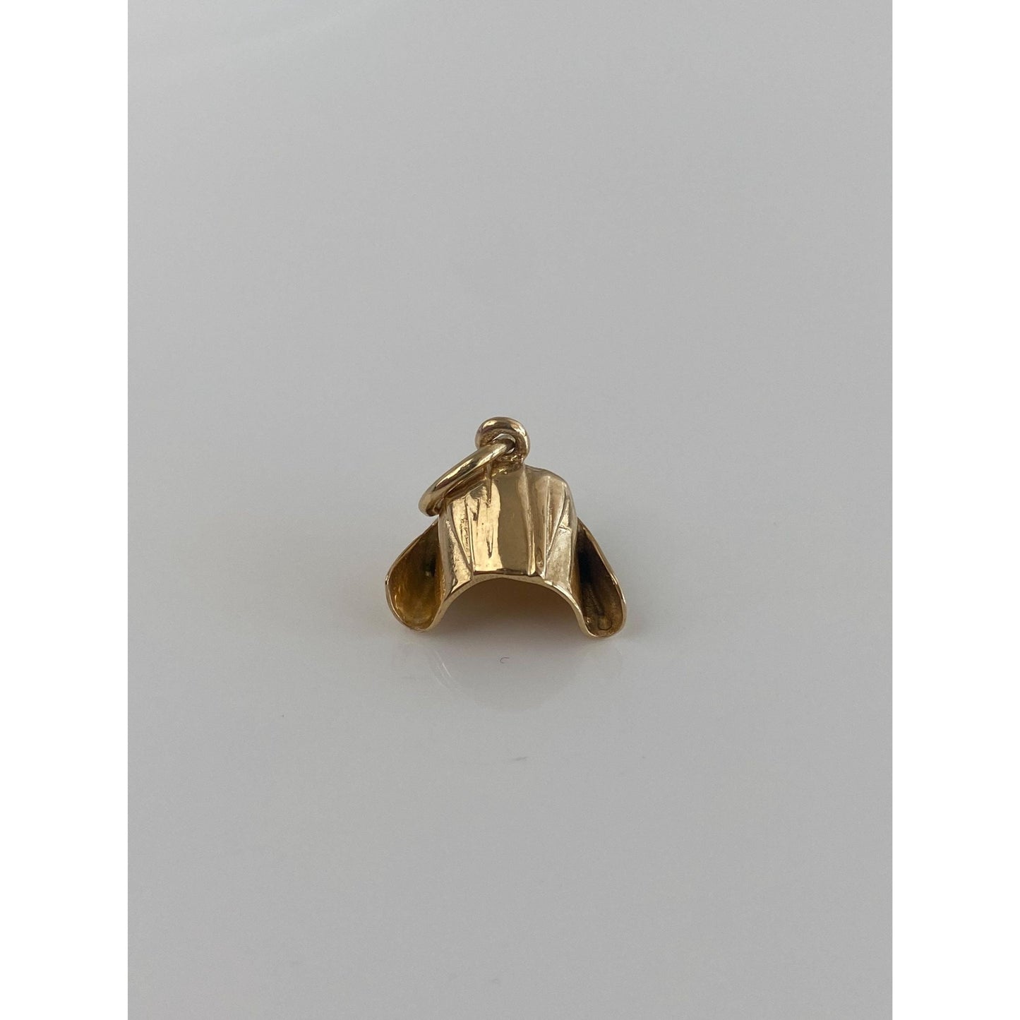 Vintage Solid 14k Yellow Gold Nurse Bonnet Charm