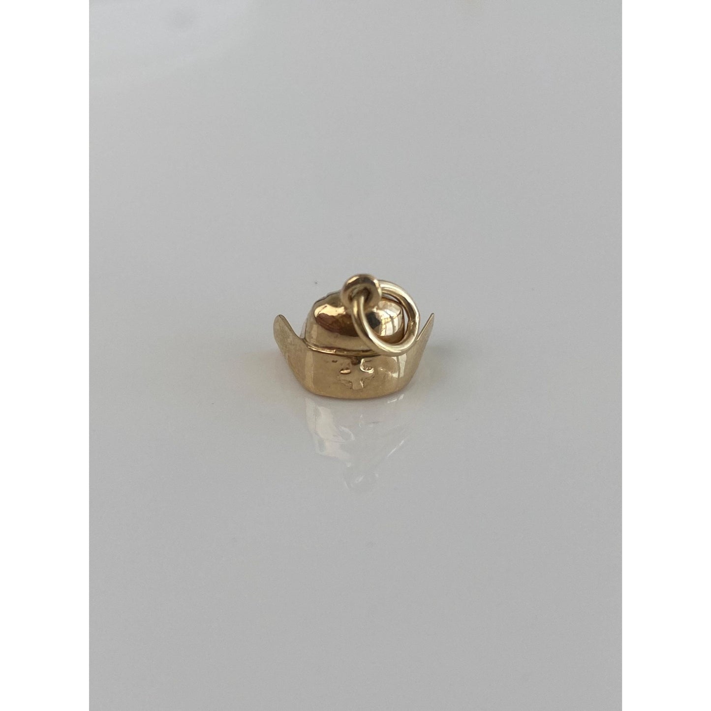 Vintage Solid 14k Yellow Gold Nurse Bonnet Charm