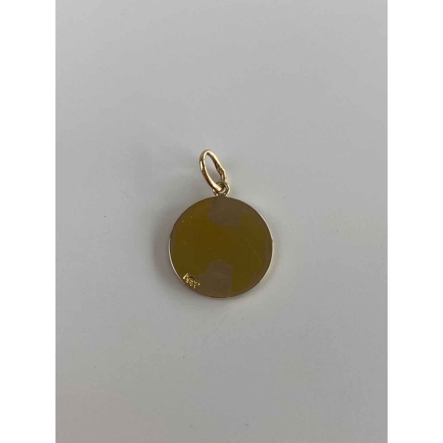 Vintage Solid 14k Yellow Gold Enamel Georgetown College Charm