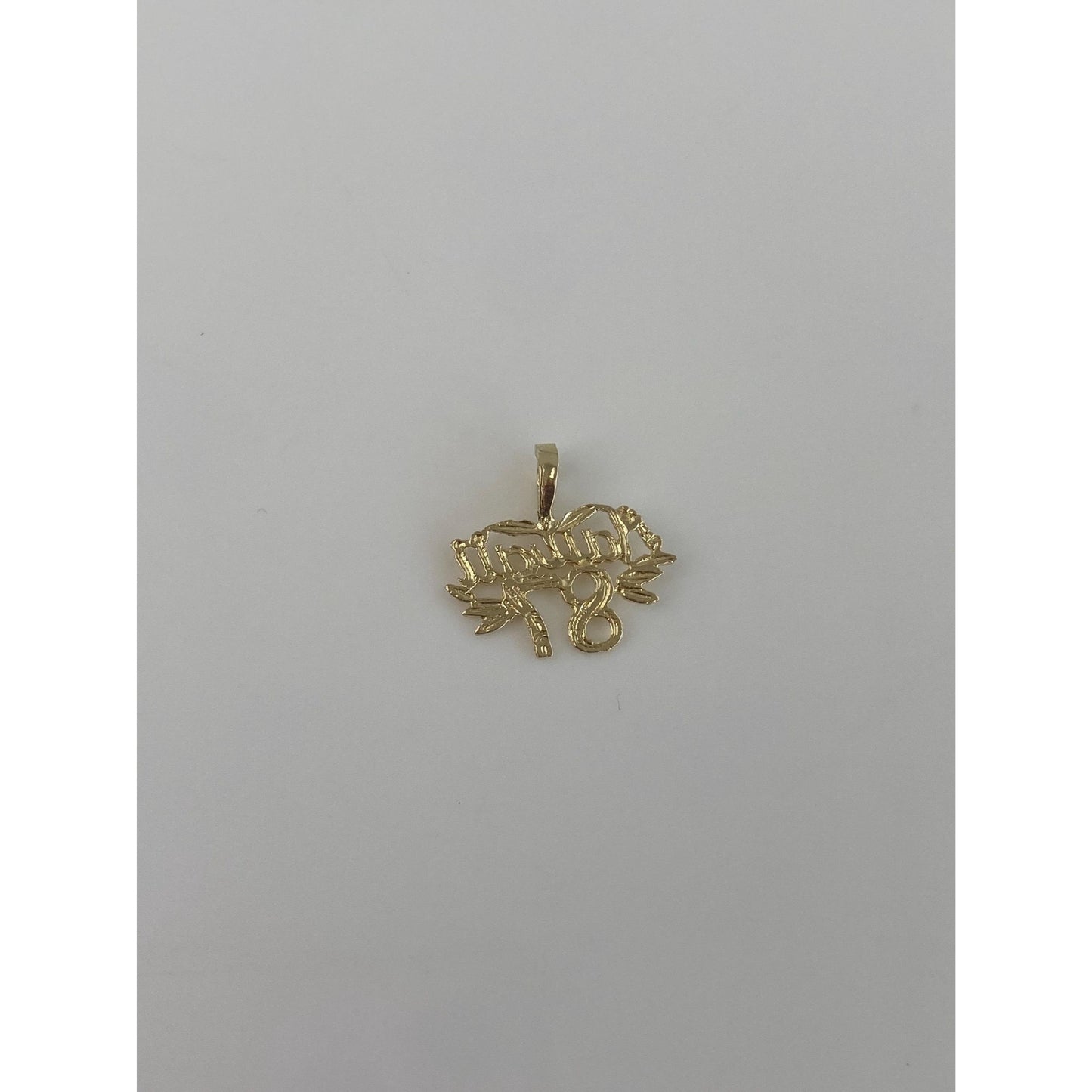 Vintage Solid 14k Yellow Gold Hawaii 87 Charm