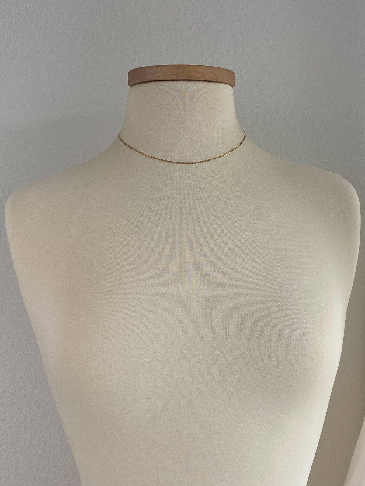 Vintage Solid 14k Yellow Gold Mariner Link Chain Necklace - 16.5 inches