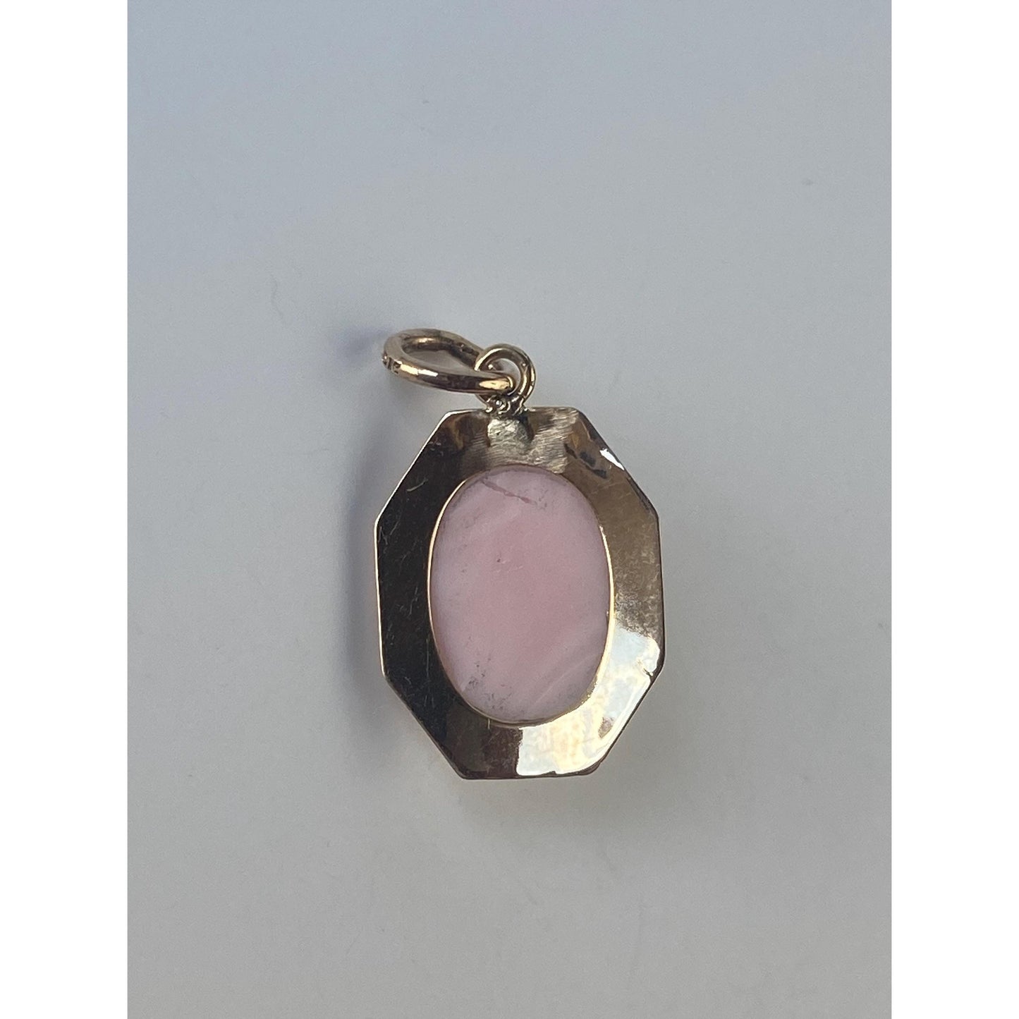 Vintage Solid 14k Yellow Gold Cameo Stick Pin Conversion Charm