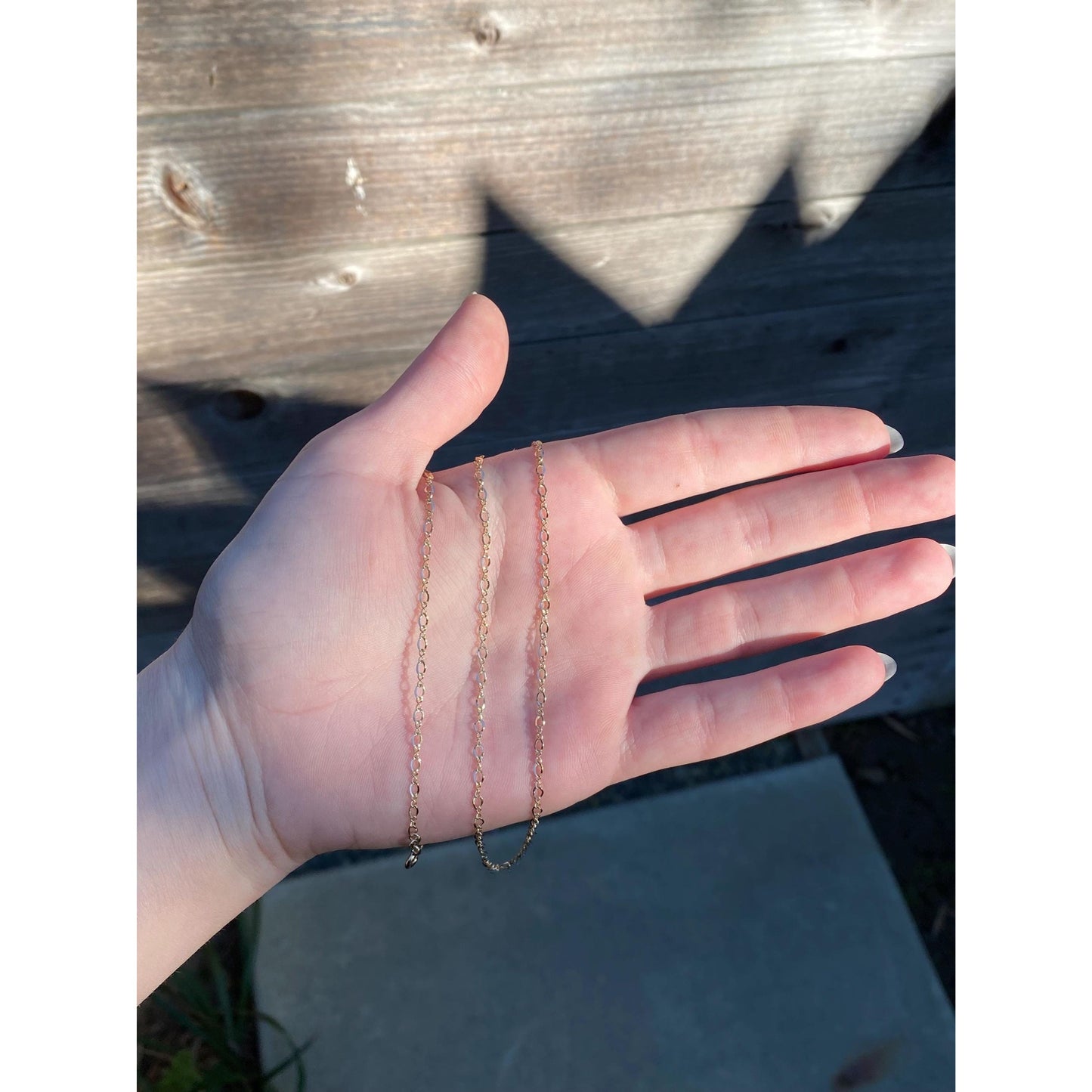 Vintage Solid 14k Yellow Gold Fancy Chain Necklace - 20.5 inches