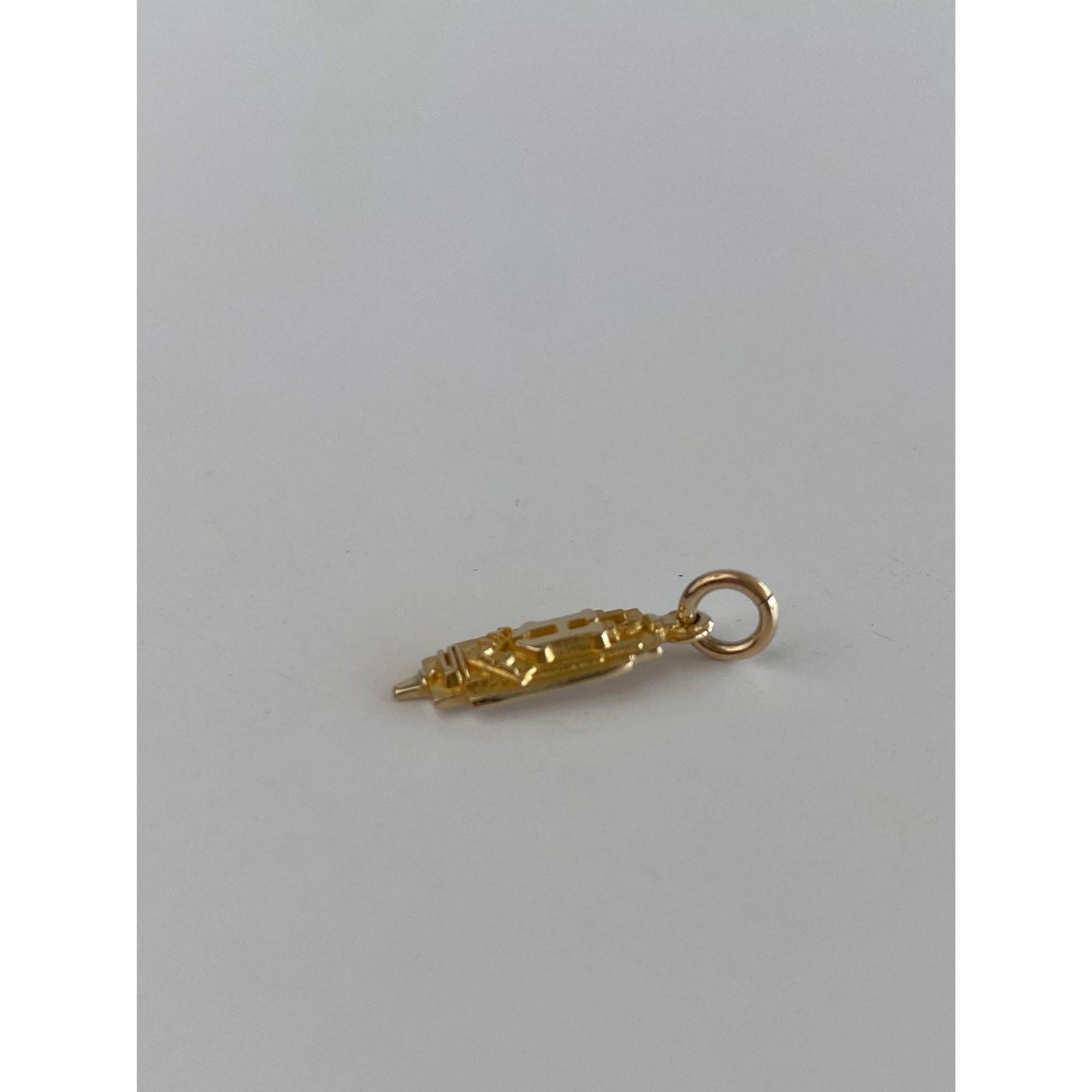 Vintage Solid 10k Yellow Gold Hill Key Charm