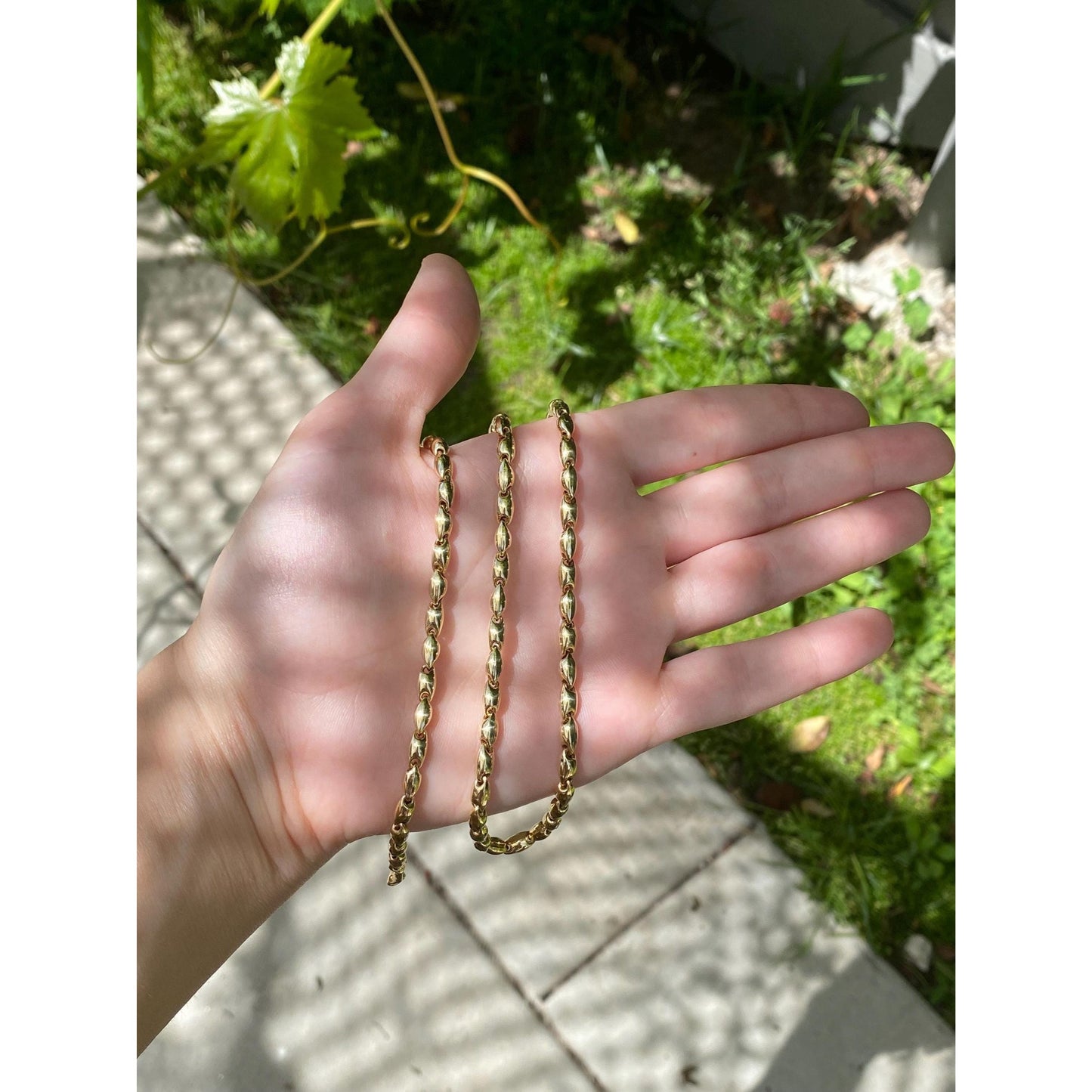 Chimento 18k Yellow Gold Barrel Link Necklace - 19.75 inches