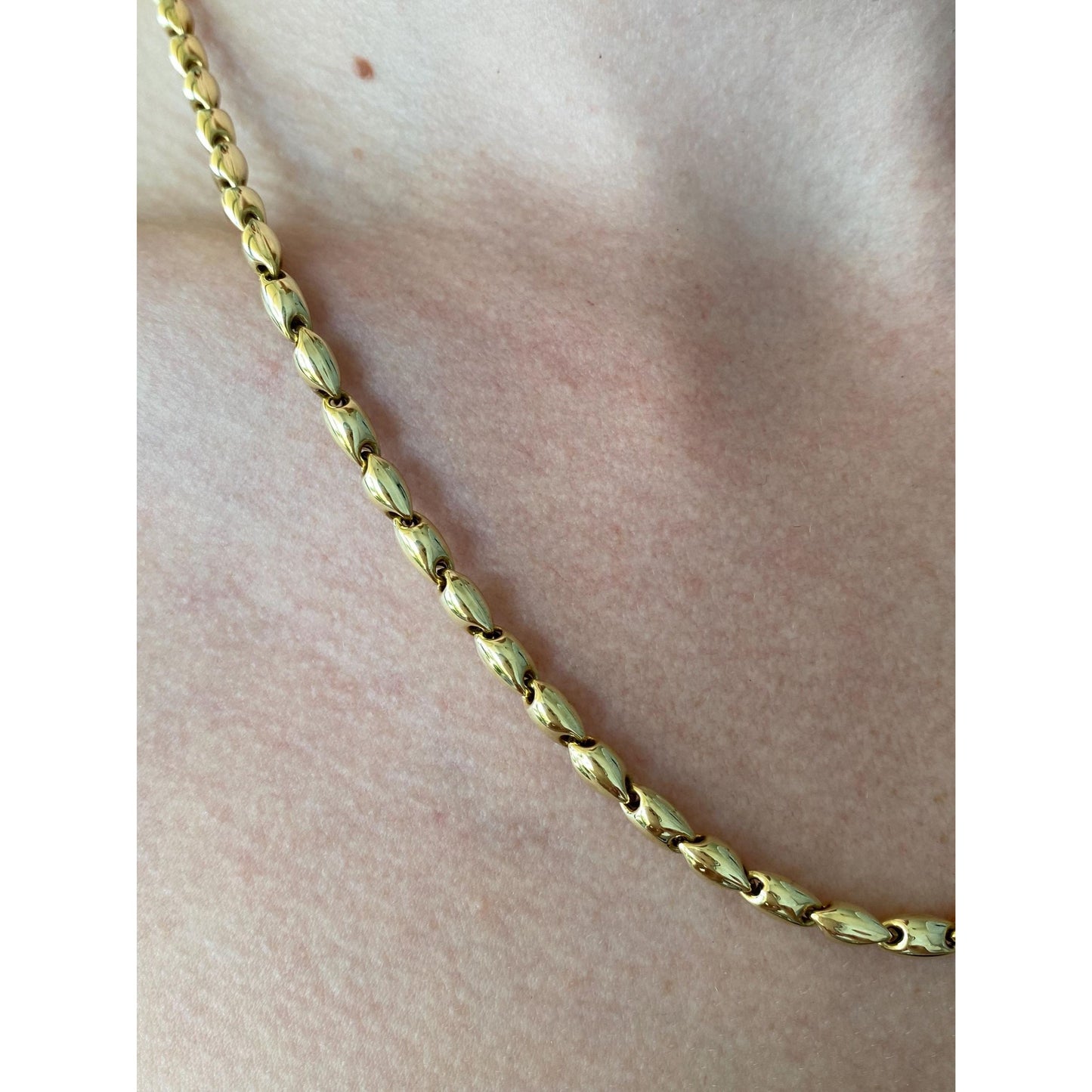 Chimento 18k Yellow Gold Barrel Link Necklace - 19.75 inches