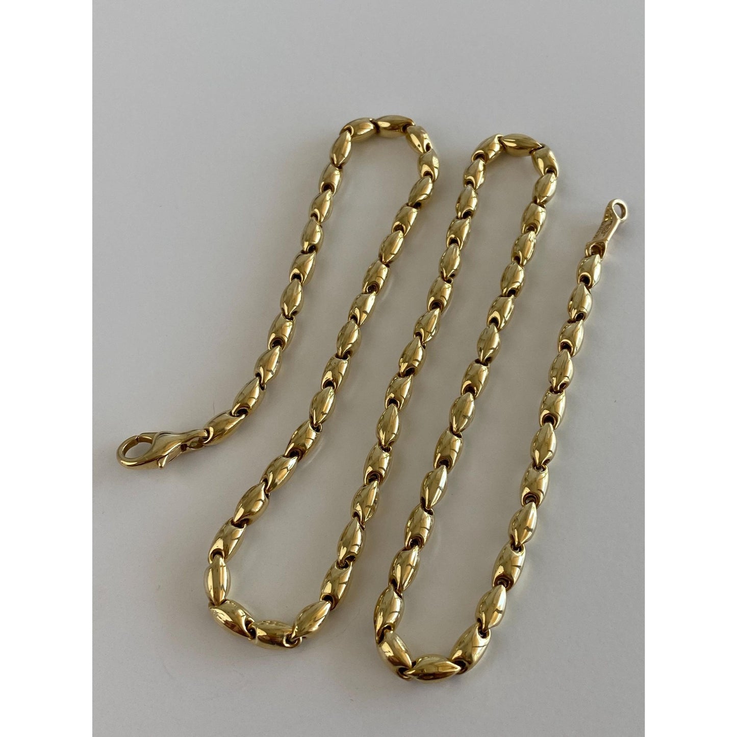 Chimento 18k Yellow Gold Barrel Link Necklace - 19.75 inches