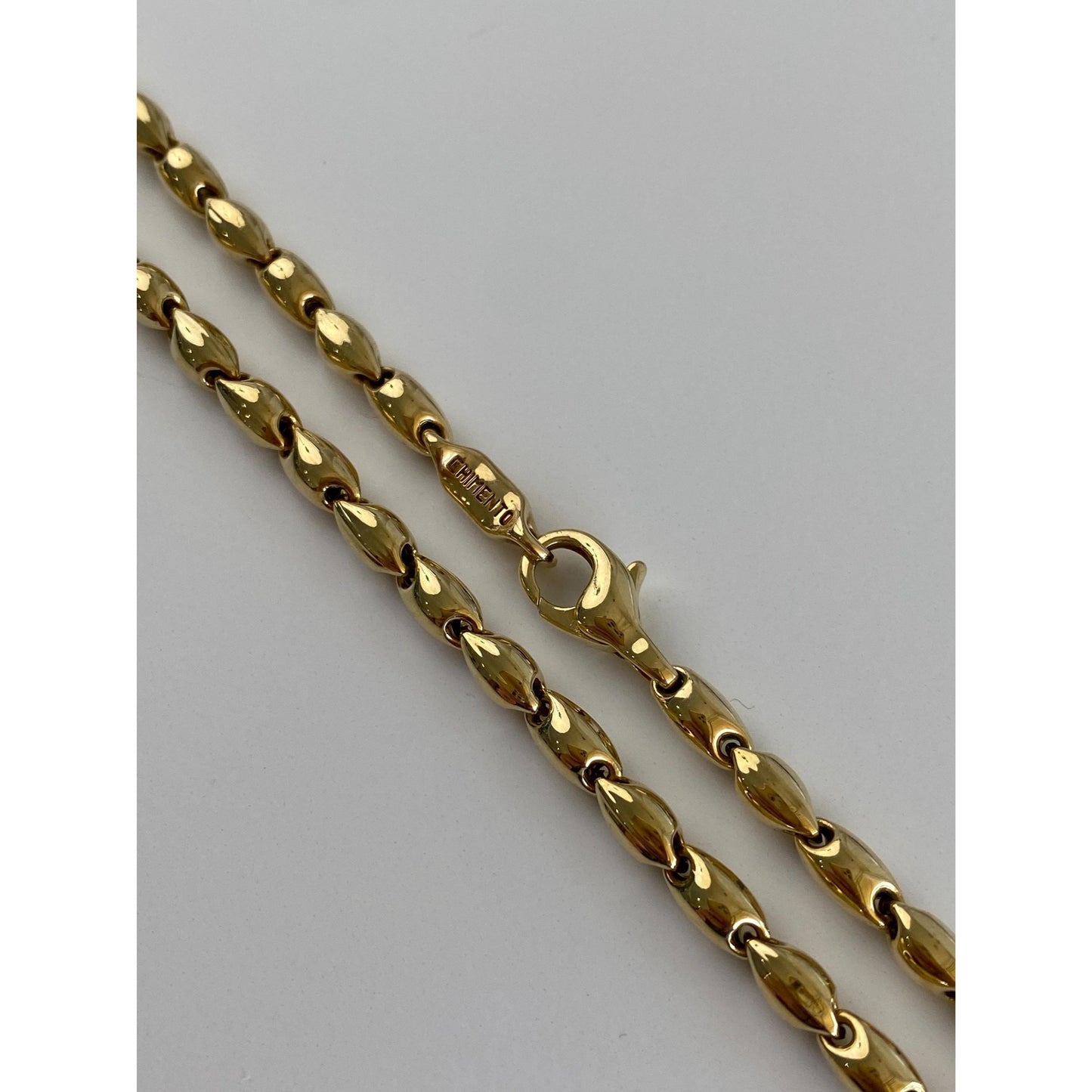 Chimento 18k Yellow Gold Barrel Link Necklace - 19.75 inches
