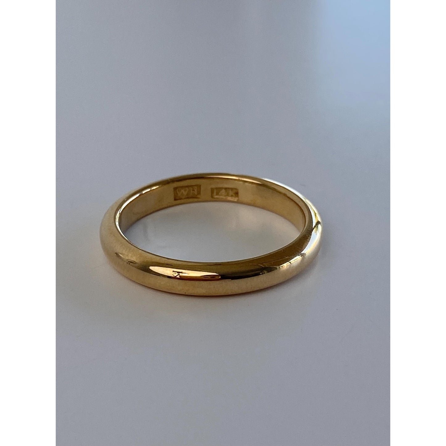 Vintage Solid 14k Yellow Gold Ring Band - Size 11