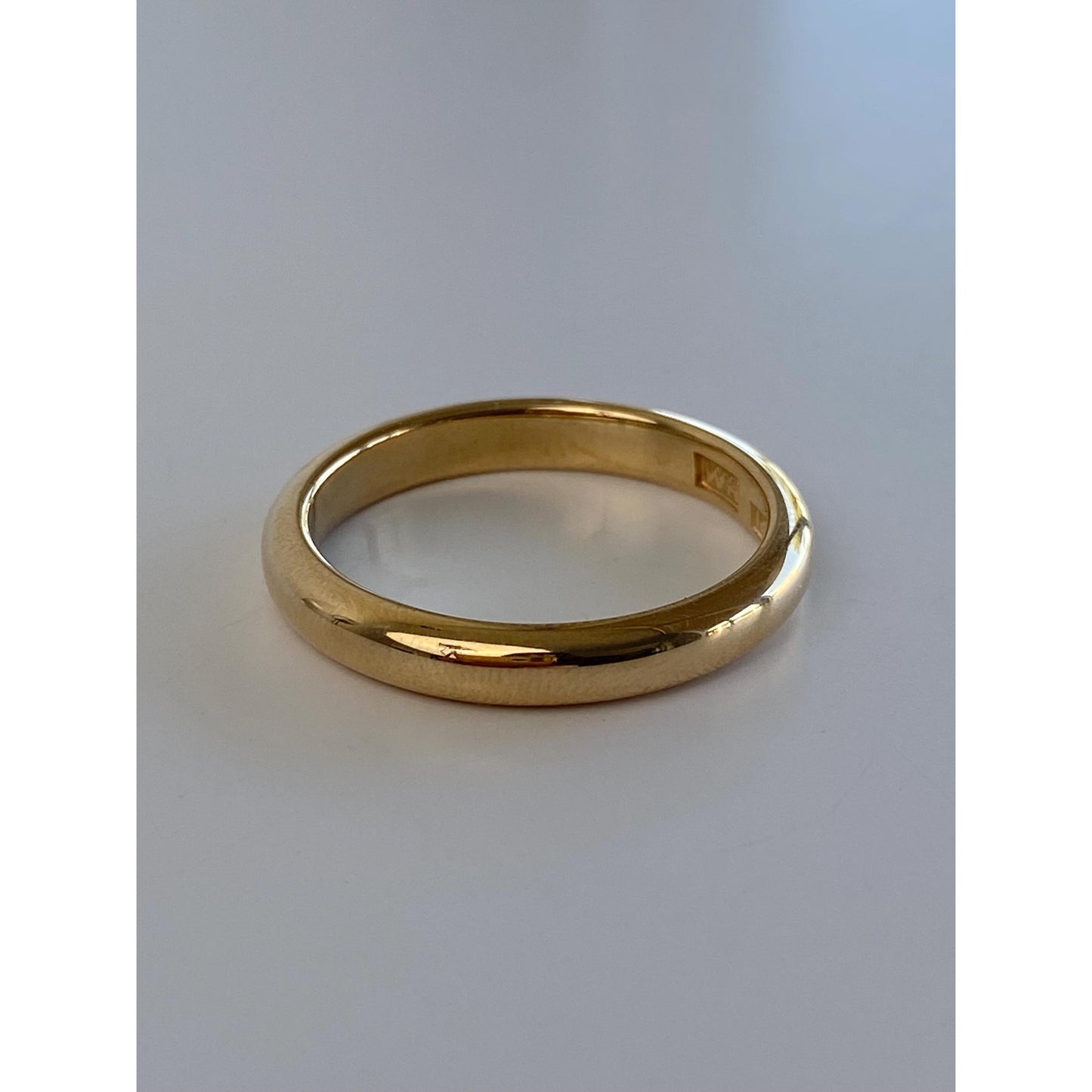 Vintage Solid 14k Yellow Gold Ring Band - Size 11
