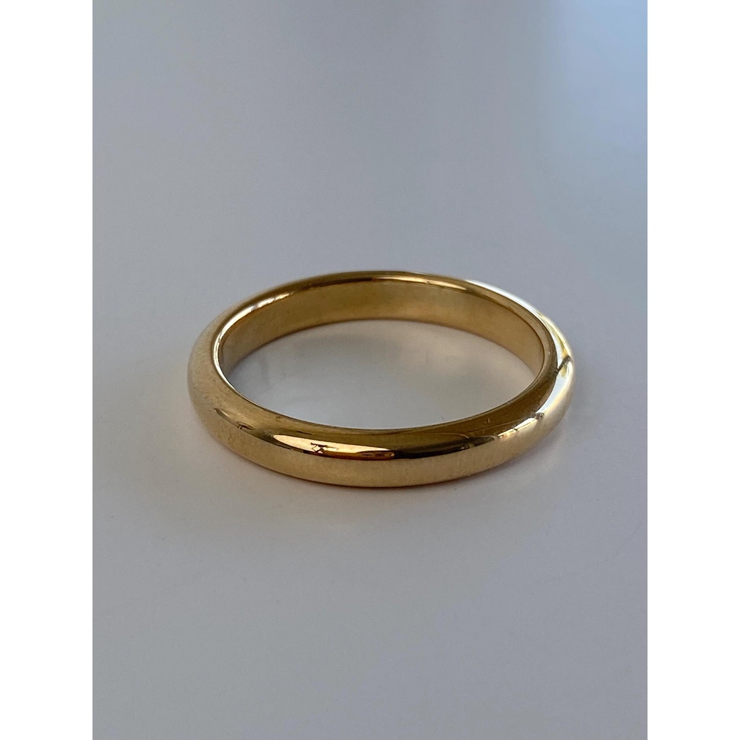 Vintage Solid 14k Yellow Gold Ring Band - Size 11