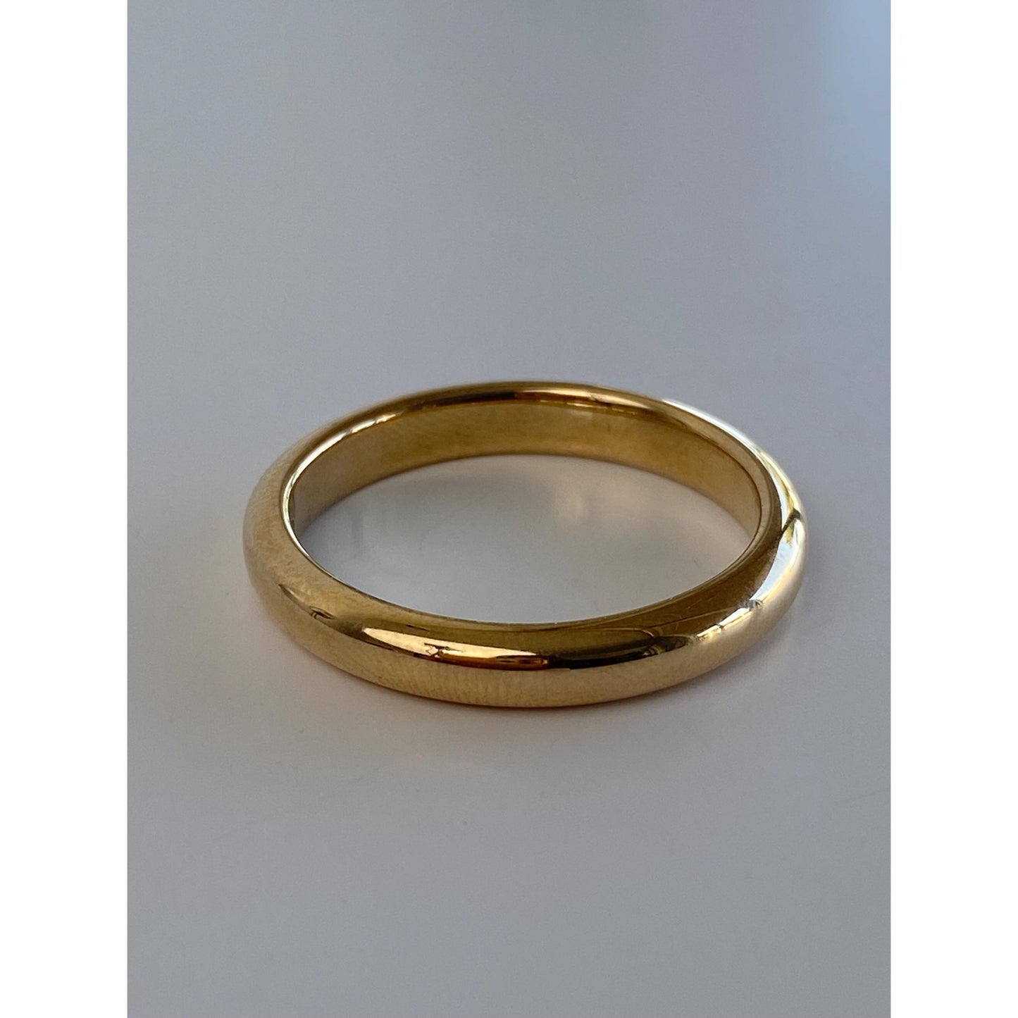 Vintage Solid 14k Yellow Gold Ring Band - Size 11