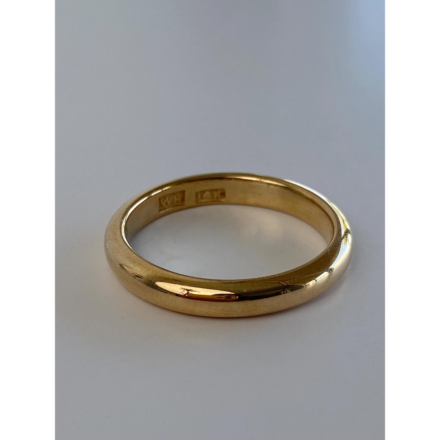 Vintage Solid 14k Yellow Gold Ring Band - Size 11