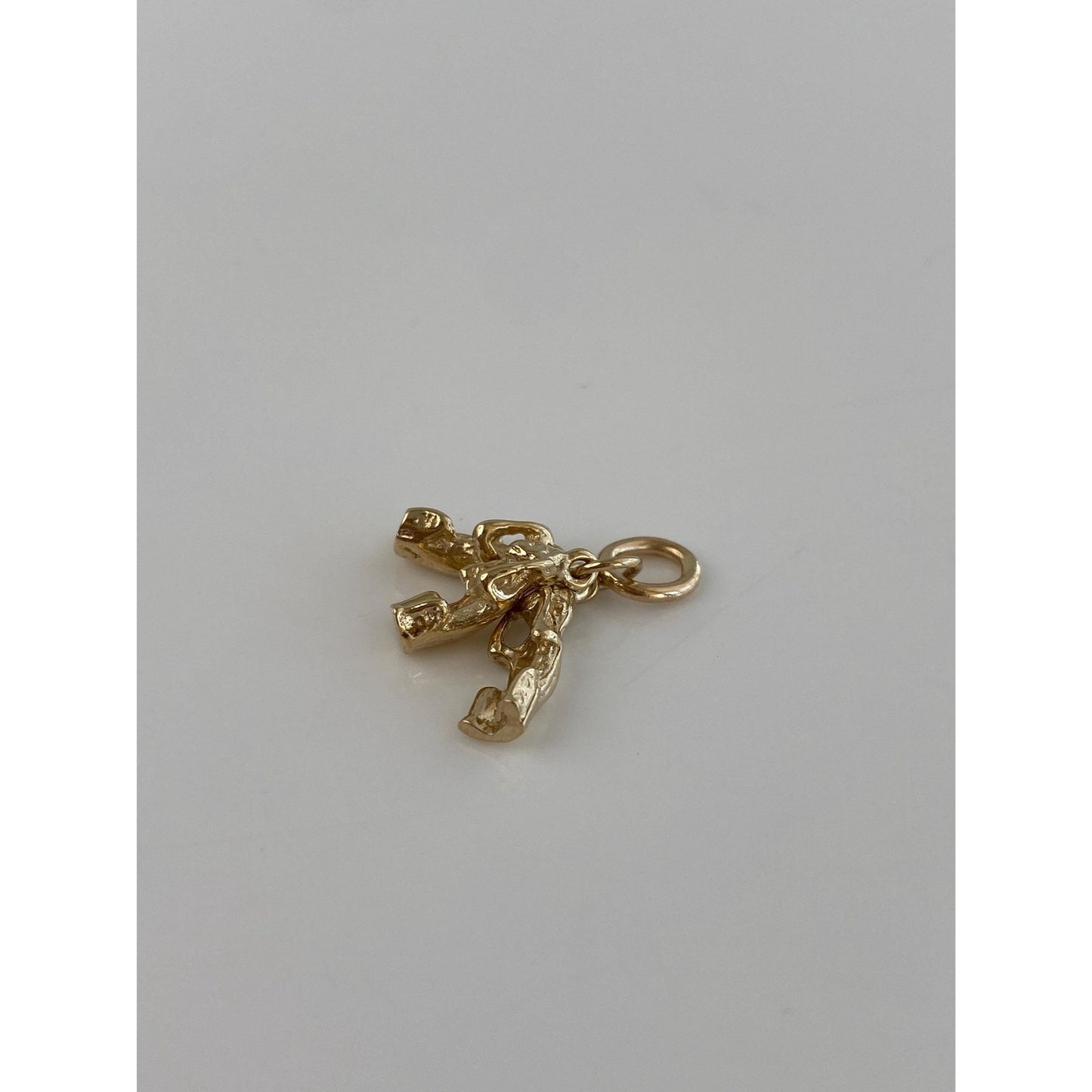 Vintage Solid 10k Yellow Gold 'See No Evil' Monkey Charm