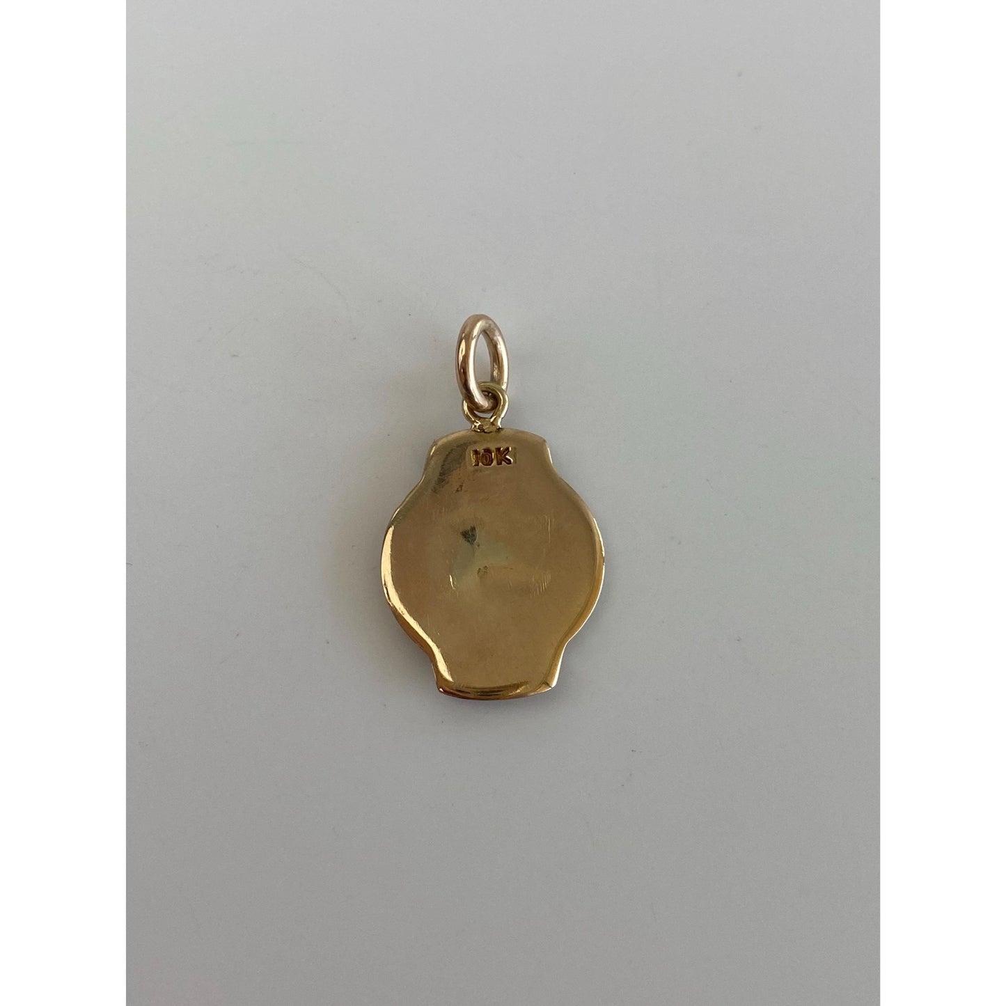 Vintage Solid 10k Yellow Gold Enamel NRA Charm