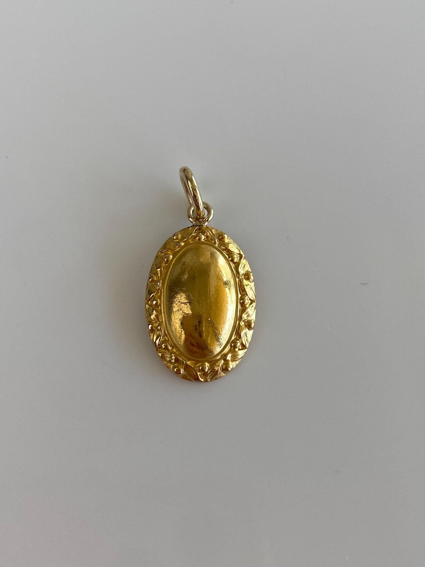 Vintage Solid 22k Yellow Gold Cufflink Conversion Charm