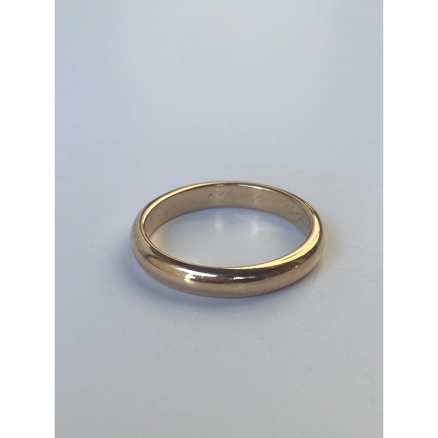 Vintage Solid 14k Yellow Gold Ring Band - Size 6.75