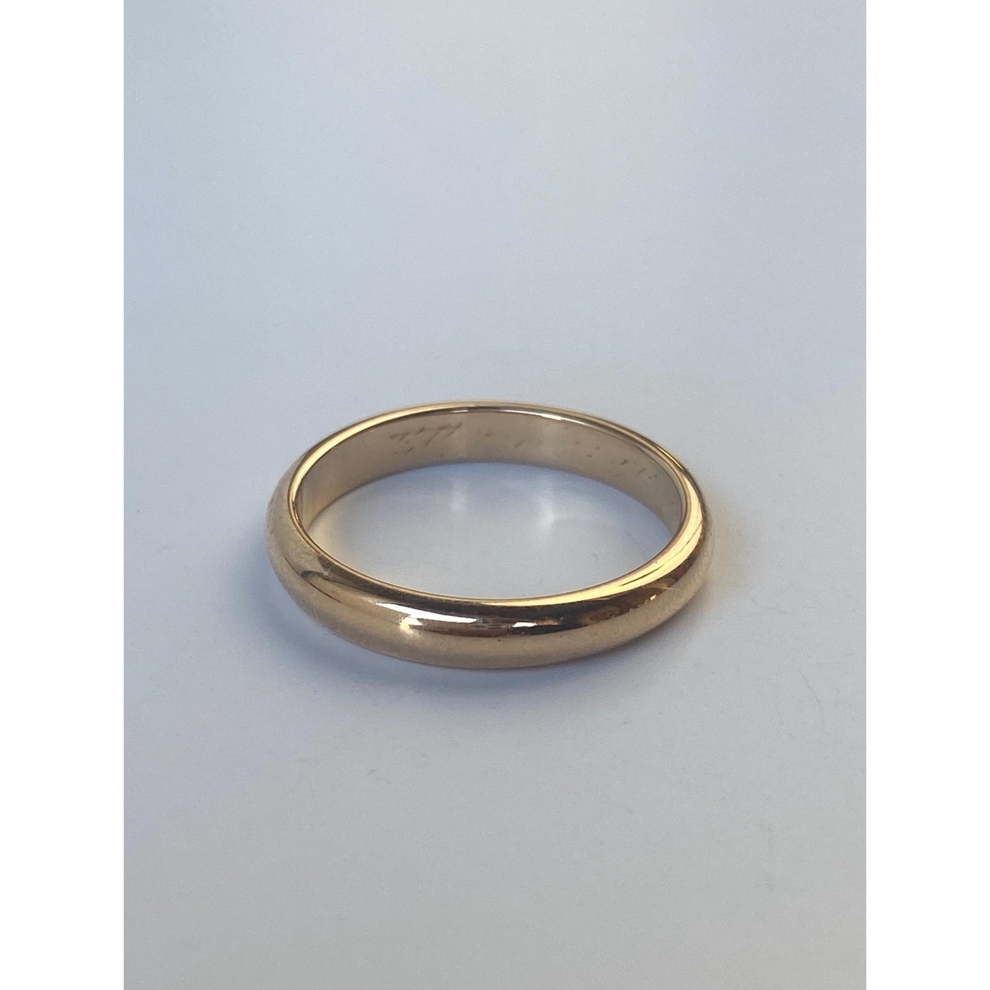 Vintage Solid 14k Yellow Gold Ring Band - Size 6.75