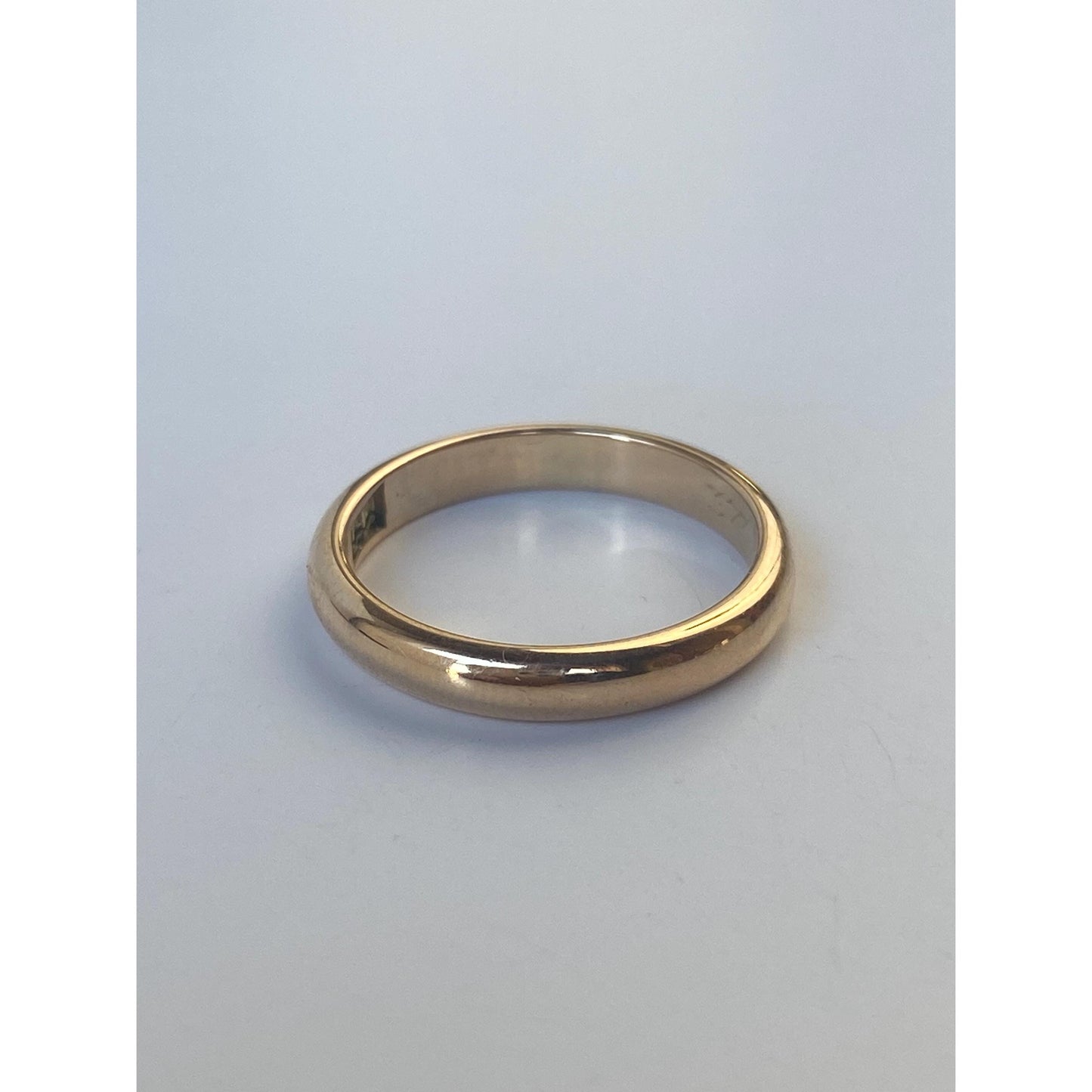 Vintage Solid 14k Yellow Gold Ring Band - Size 6.75
