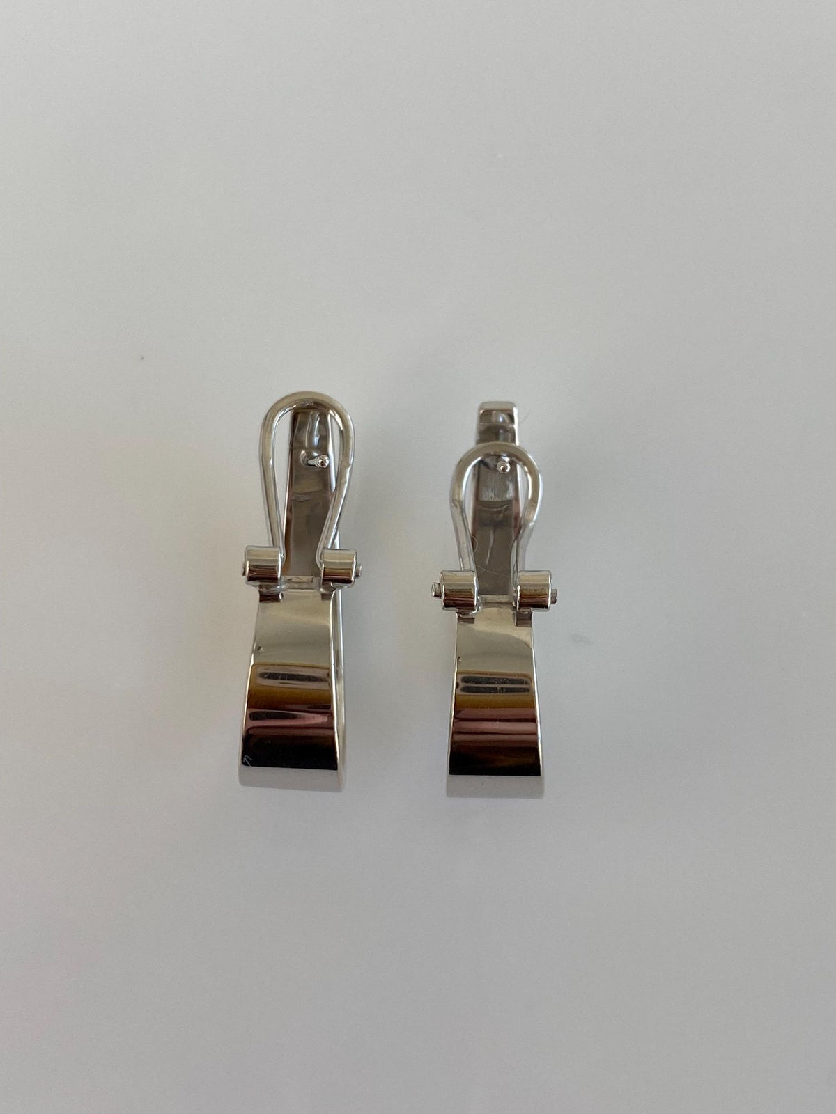 Vintage 14k White Gold Drop Earrings