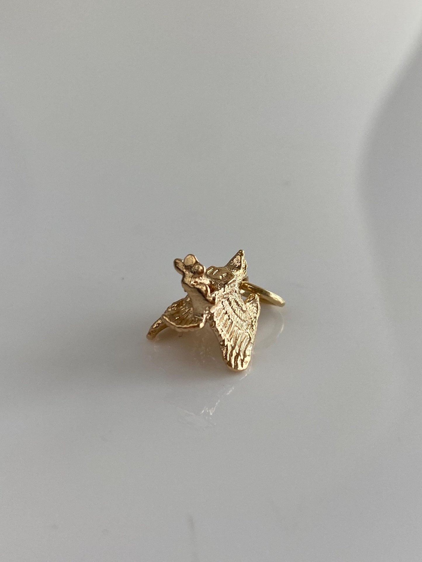 Vintage Solid 14k Yellow Gold US Eagle Charm