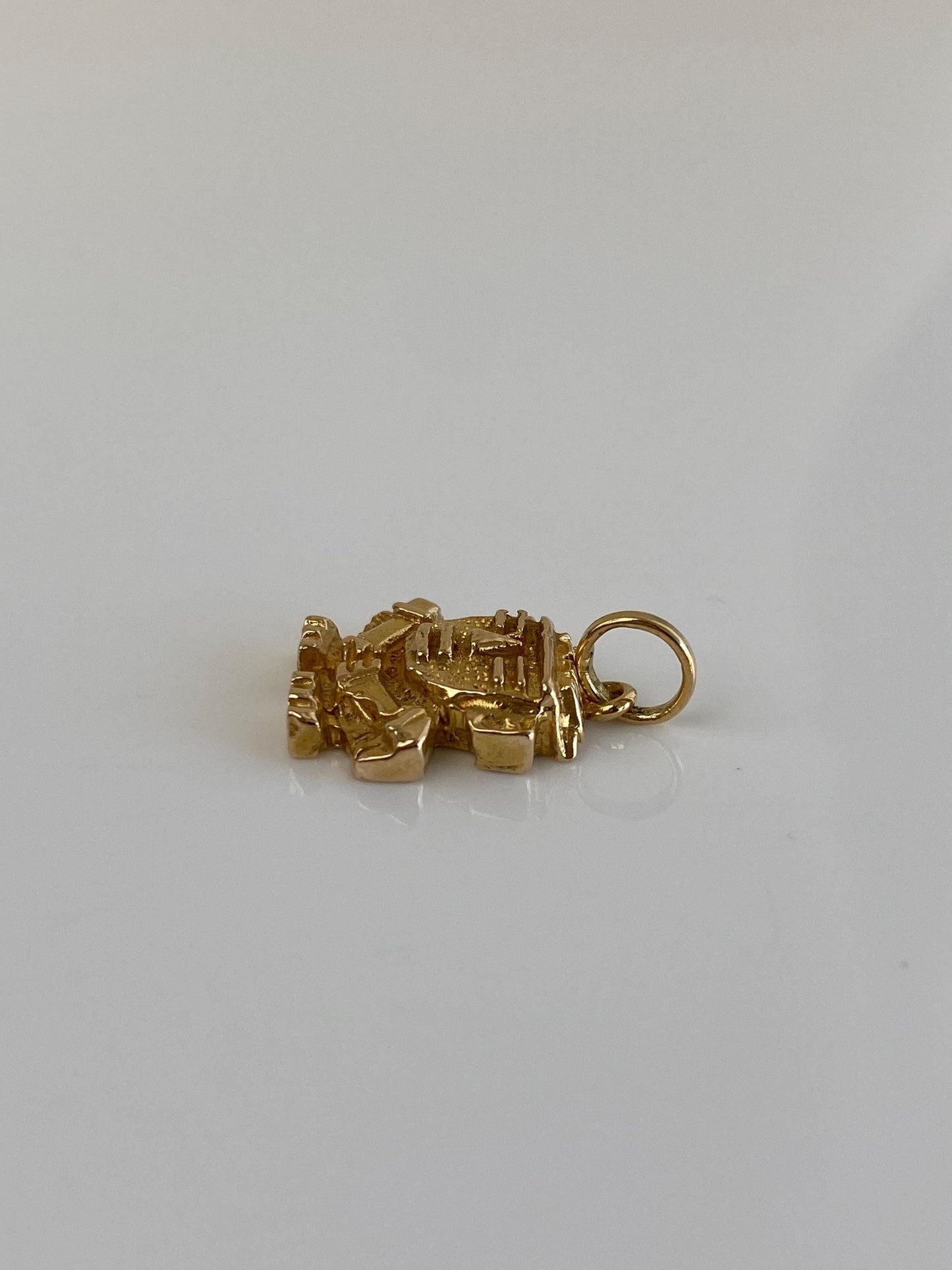 Vintage Solid 14k Yellow Gold Peruvian Charm