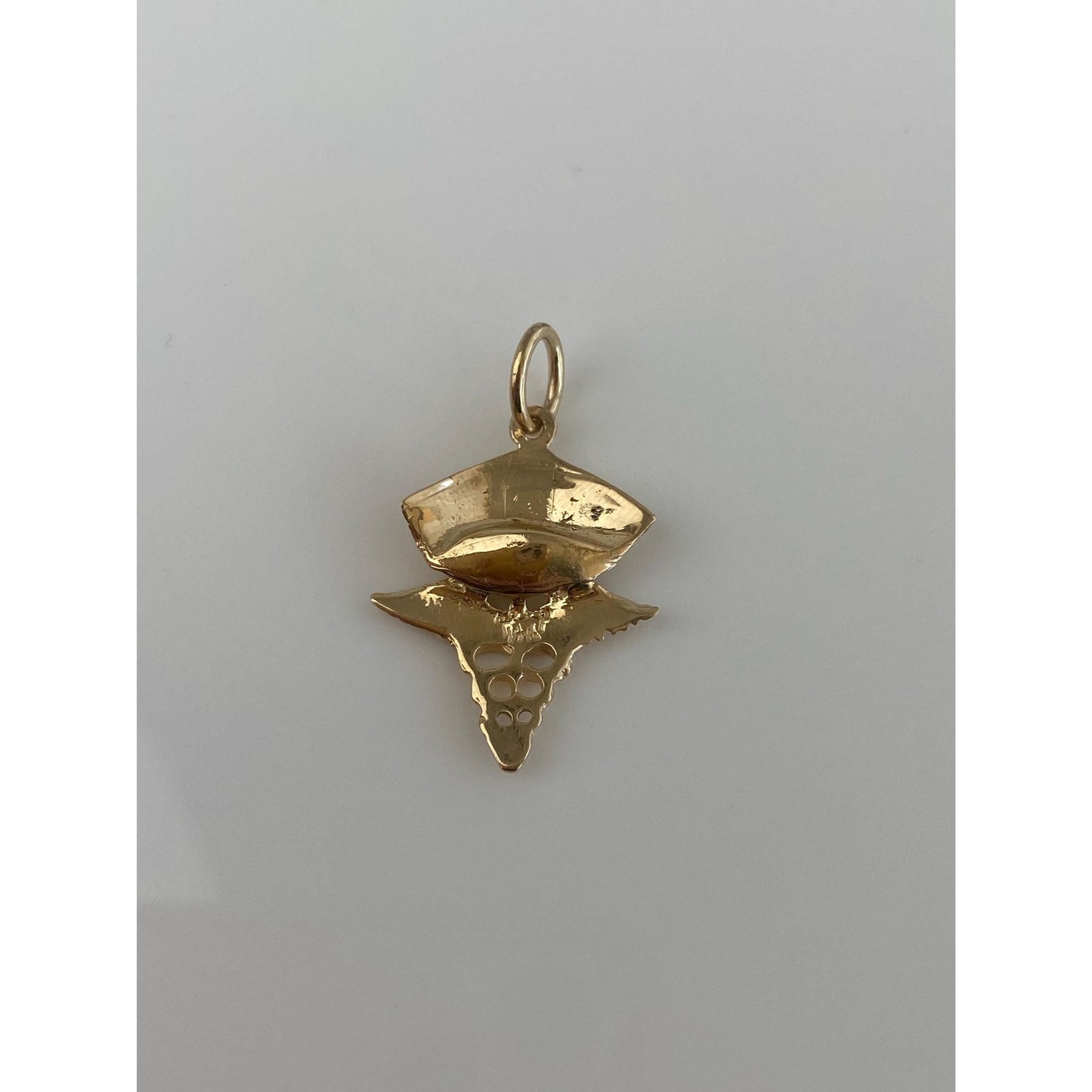 Vintage Solid 14k Yellow Gold Nurse Medical Charm