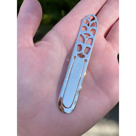 Vintage Solid 14k Yellow Gold Bookmark