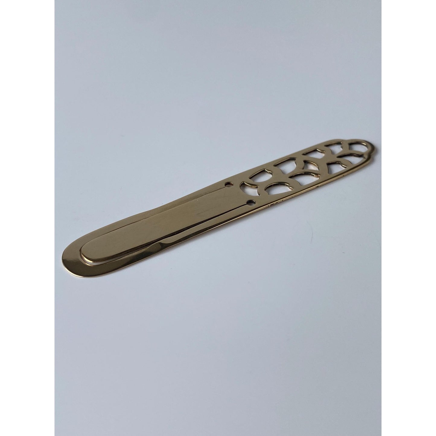 Vintage Solid 14k Yellow Gold Bookmark