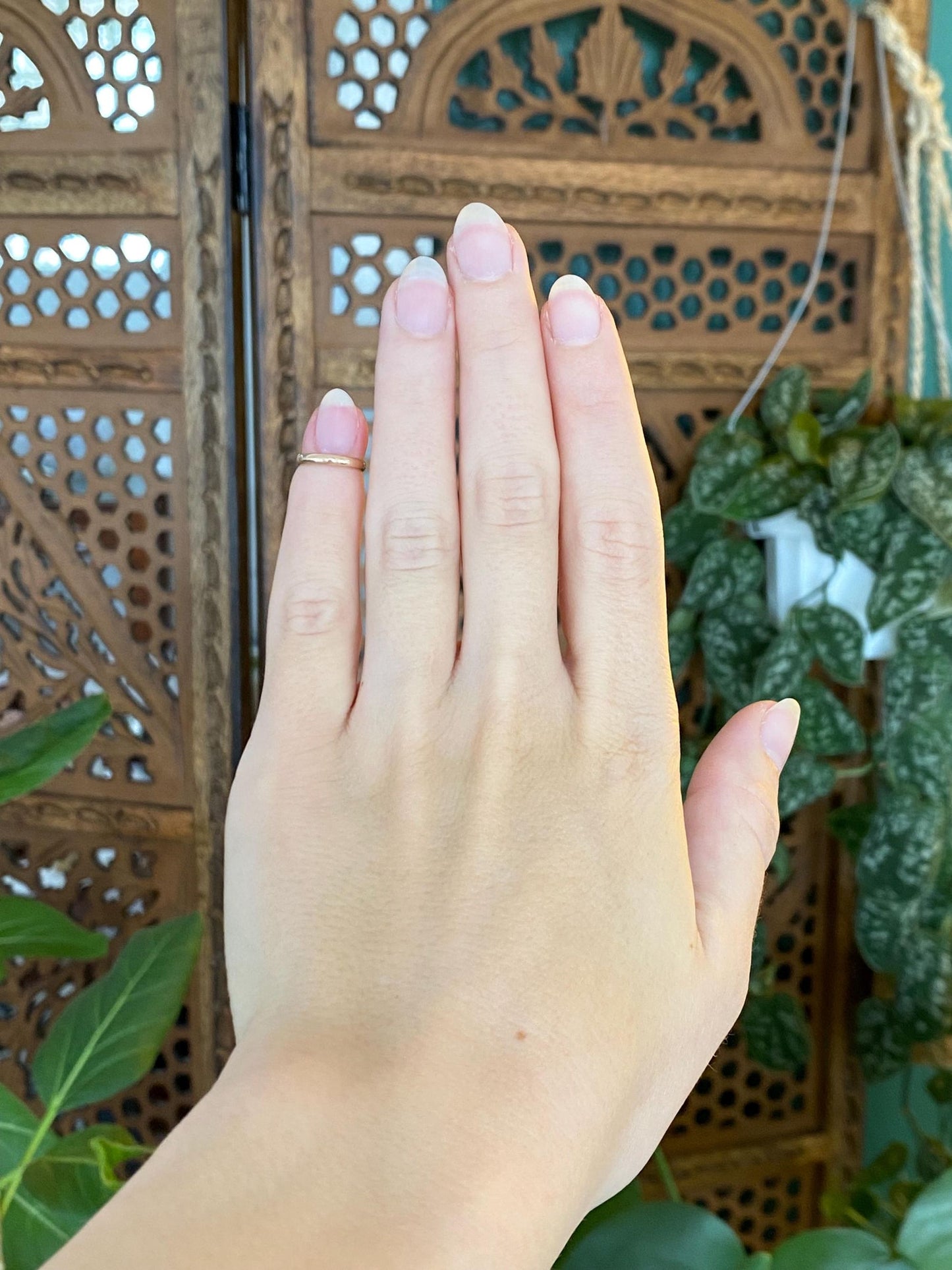 Vintage Solid 10k Yellow Gold Baby Ring Band