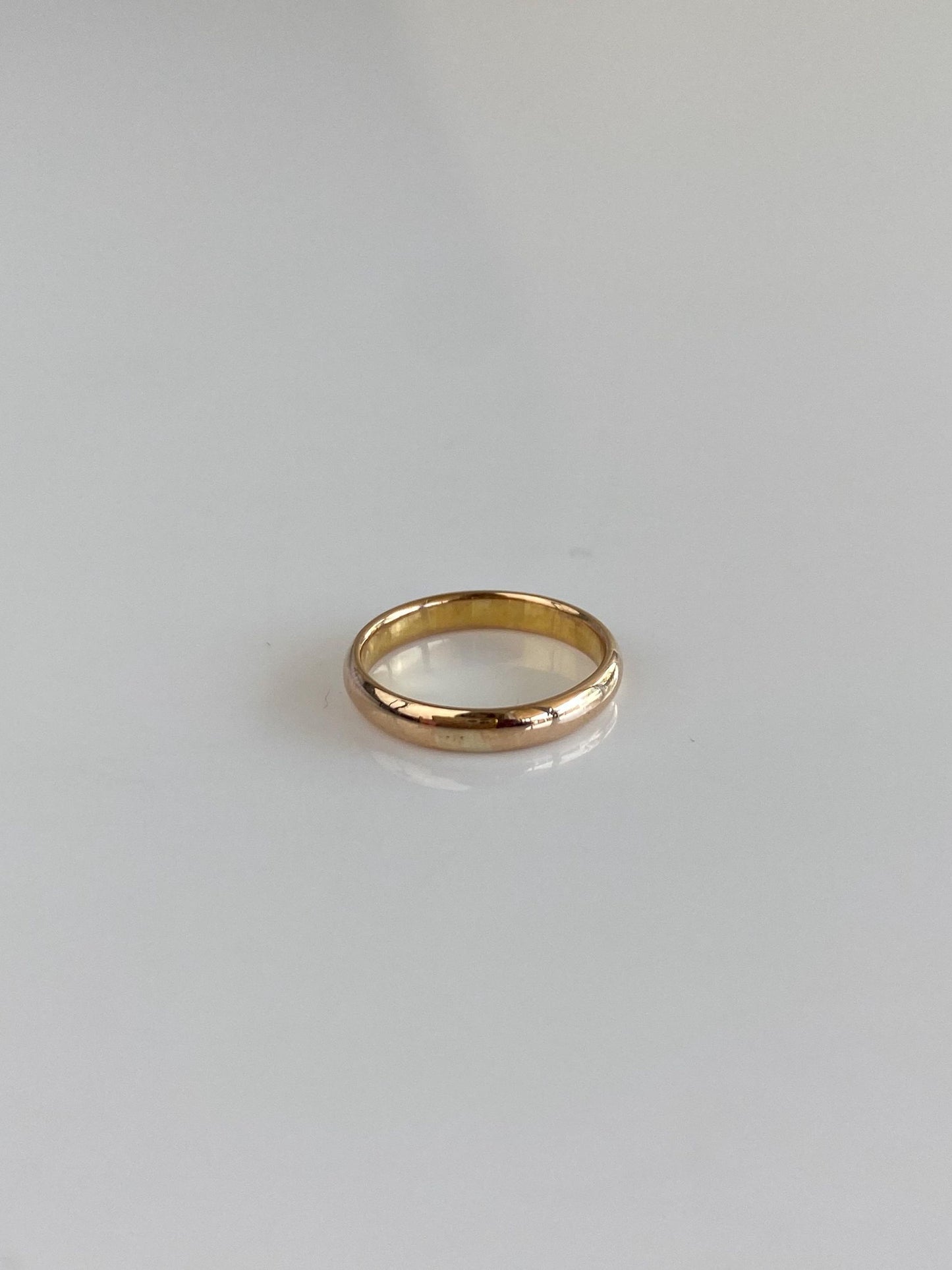 Vintage Solid 10k Yellow Gold Baby Ring Band